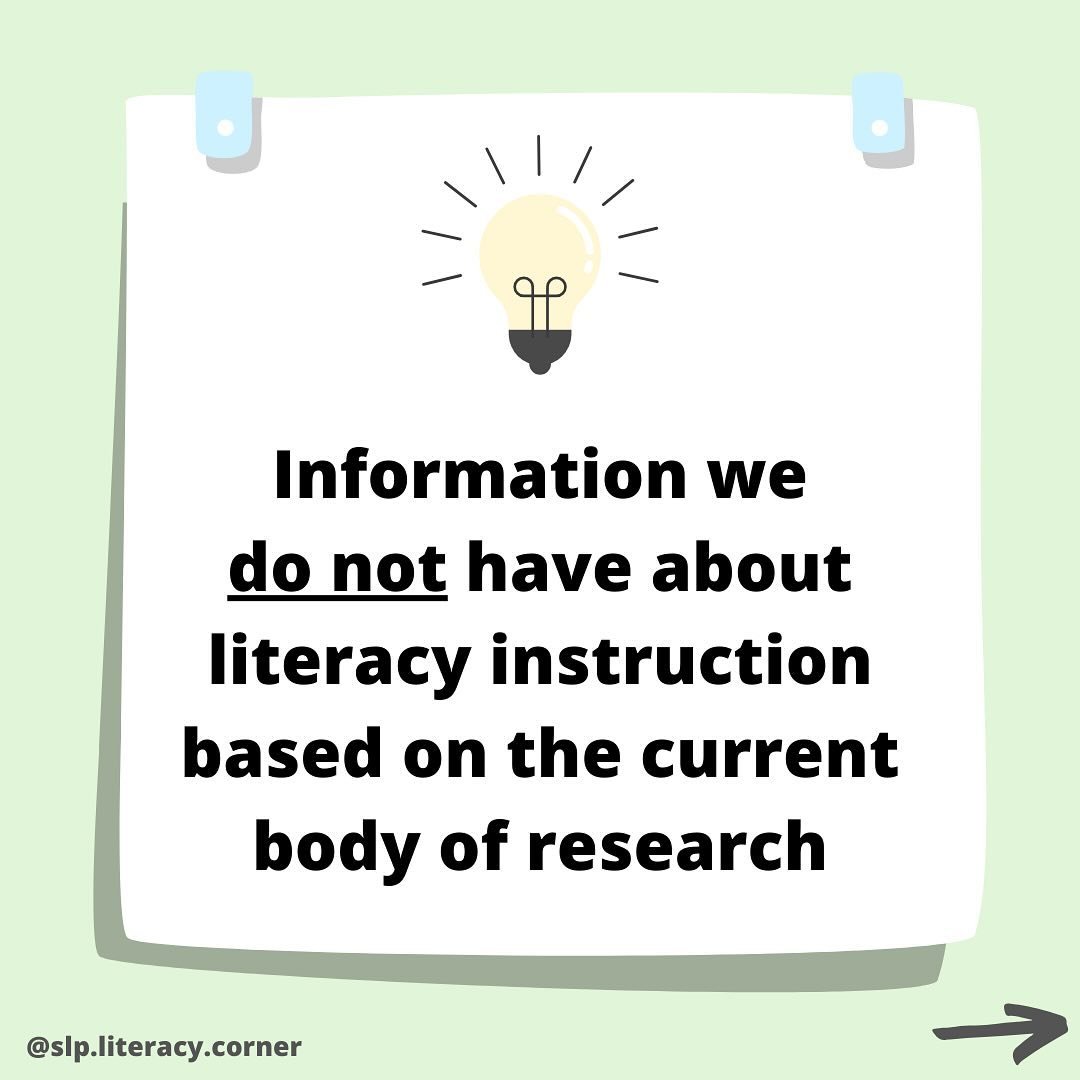 While the research on literacy development and instruction is certainly growing, there are still a lot of questions that have not yet been answered, such as&hellip;

🤔 Should we use a speech to print or print to speech approach?
- Both approaches ha