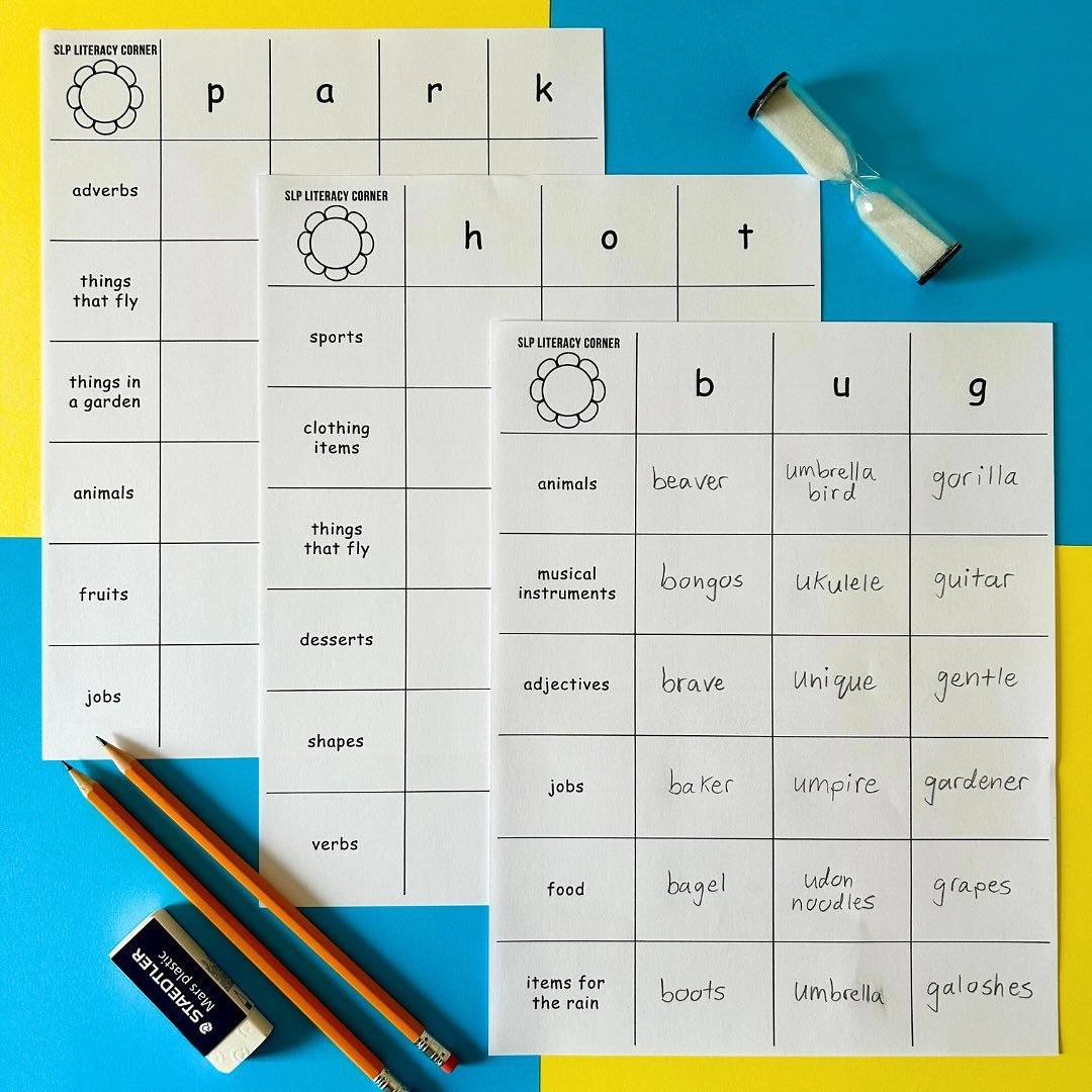 🎉 NEW FREEBIE! 🎉

Do you need FUN, NO-PREP activities to do with students at the end of the school year? 

Download my FREE categories word games! 🤩

⭐️ These no-prep categories games are perfect for working on word generation, vocabulary, phonics