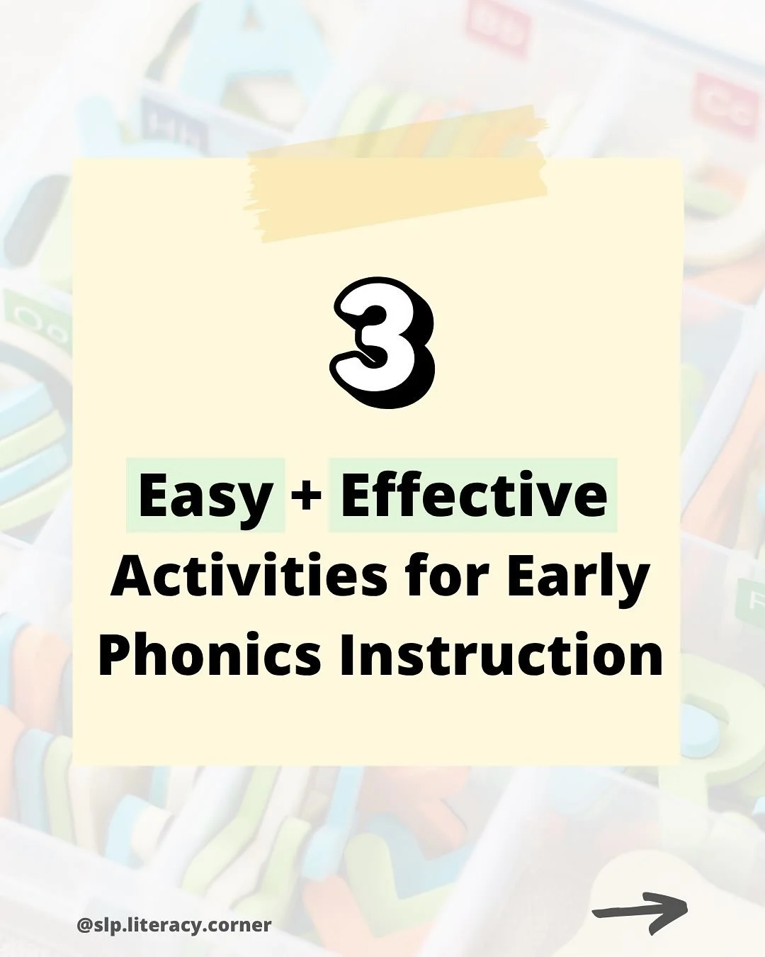 Are you overthinking your literacy lessons? 😅
 Been there, done that 🙋🏻&zwj;♀️

If you&rsquo;re looking for simple and effective activities, here are 3 of my favourites:

1️⃣ Word Building

2️⃣ Sound Swapping / Switch It / Word Chaining

3️⃣ Read 