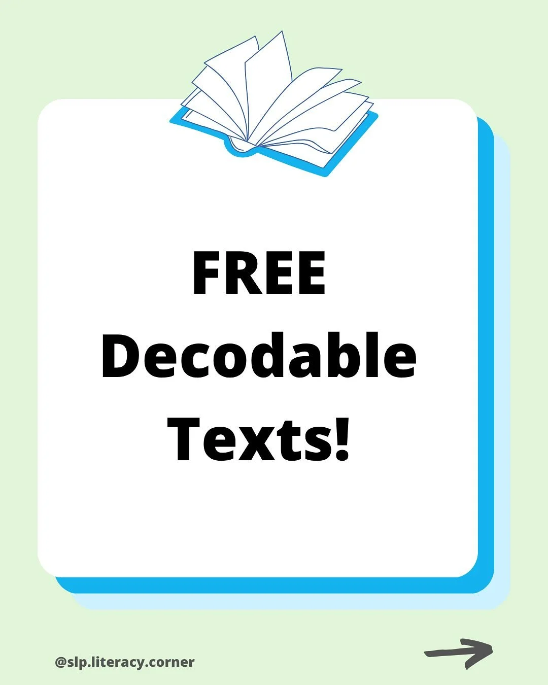 Looking for FREE decodable texts?! 🤔

I&rsquo;ve got you covered! 🤩

I compiled a long list of FREE digital and PDF versions of decodable texts including books, passages, and comics 📚💻

I&rsquo;m always adding to the list when I make new discover