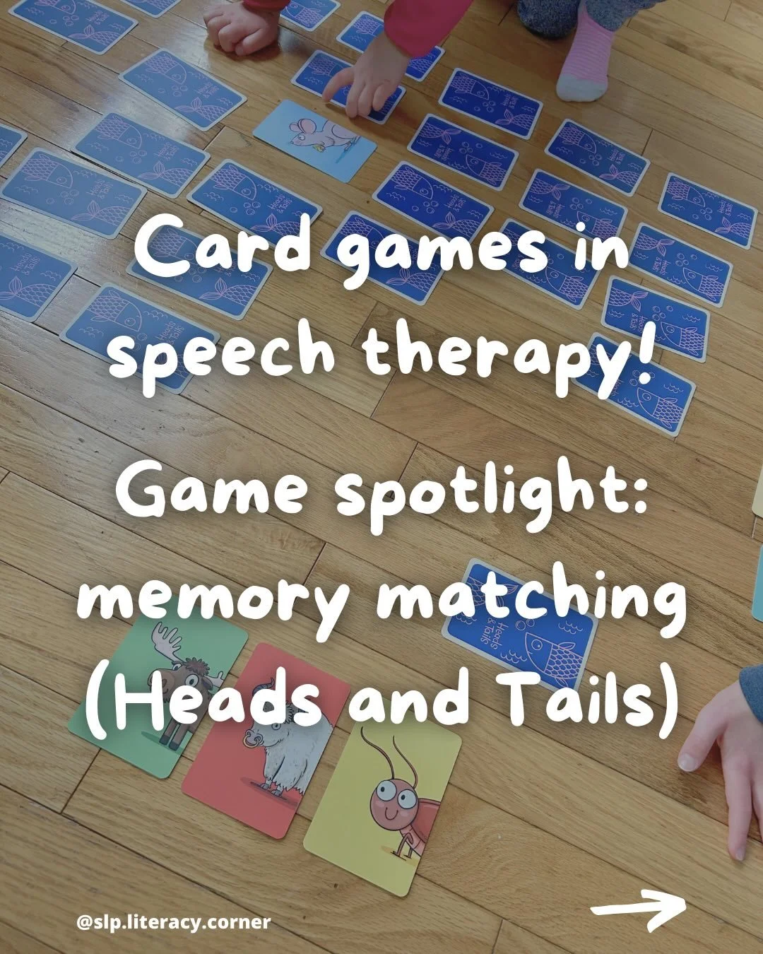 One game, endless goals! ✨

Memory matching games are the perfect way to have fun while working on:

1️⃣ working memory (this one feels obvious lol)

2️⃣ expressive langauge

3️⃣ receptive language

4️⃣ social communication

5️⃣ executive function

I