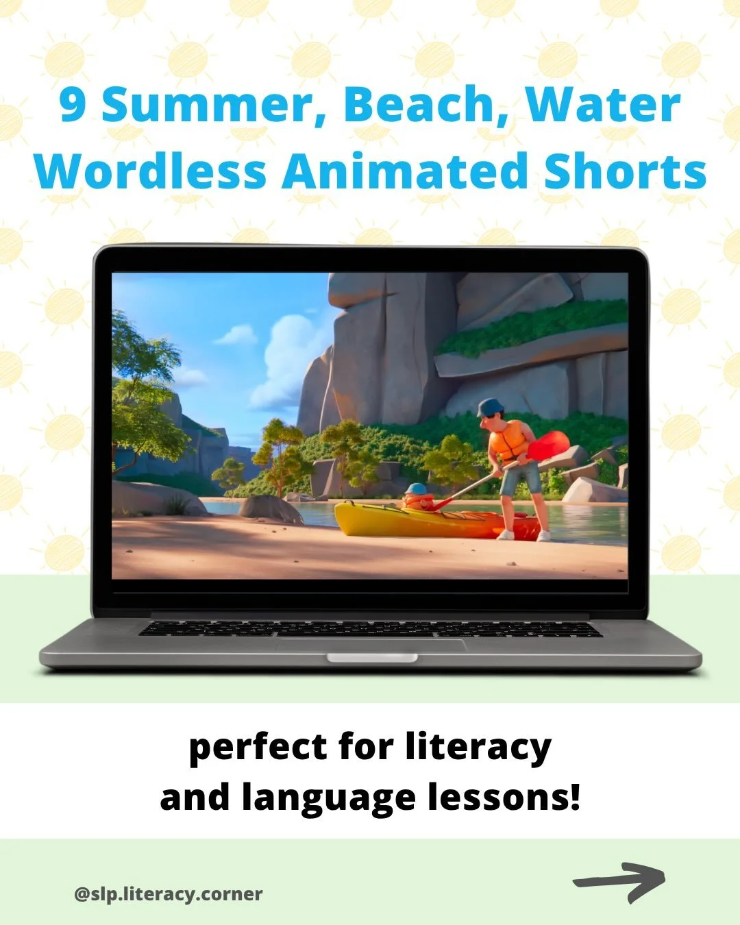 Summer Wordless Animated Shorts 💻

If you love using animated shorts in therapy or the classroom, add these to your summer lineup! ☀️

And if you still haven&rsquo;t tried using animated shorts for your literacy or language lessons, here&rsquo;s you