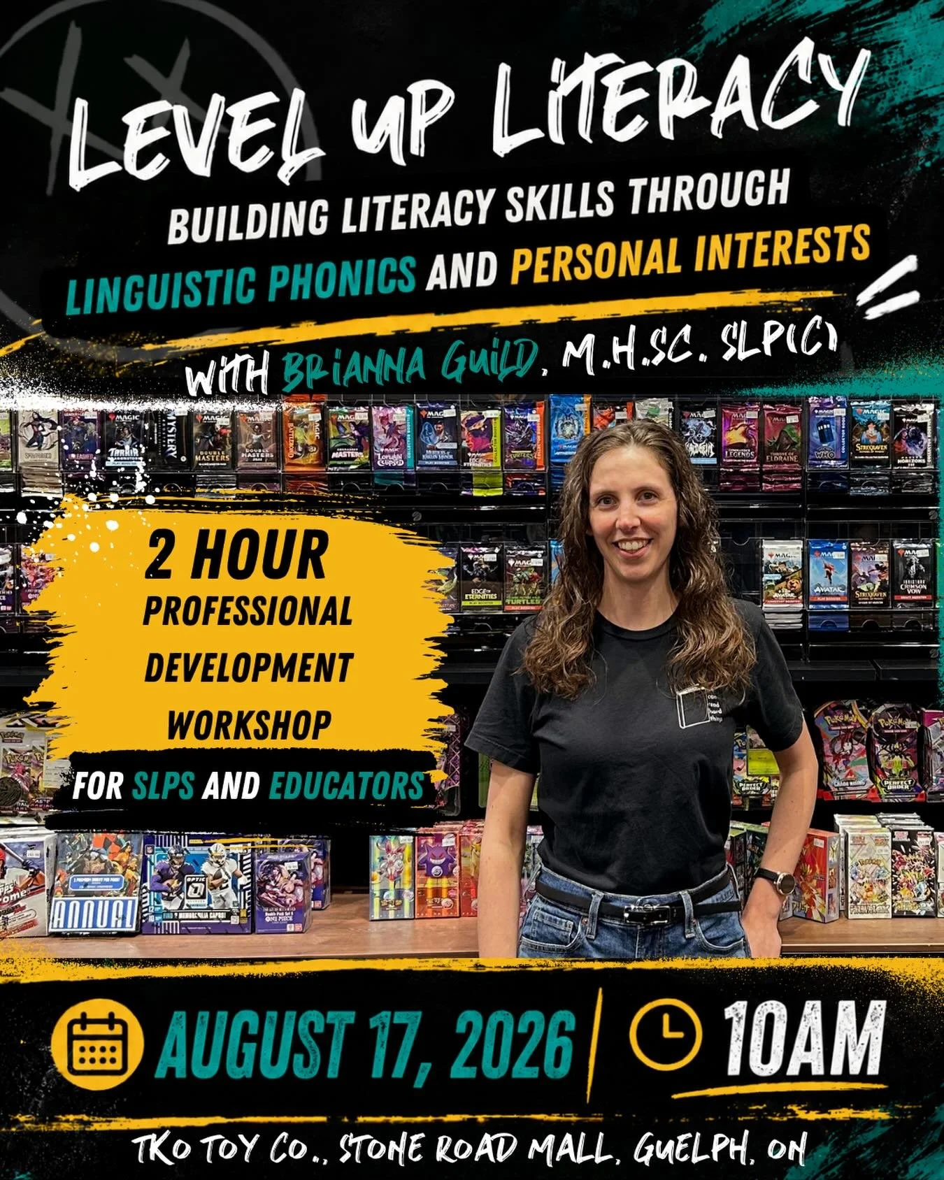Workshop Announcement! ✨📚

Level Up Literacy: Building Literacy Skills Through Linguistic Phonics and Personal Interests

Join me at @tkotoyco this summer for a 2-hour interactive workshop exploring how linguistic phonics and student interests (with