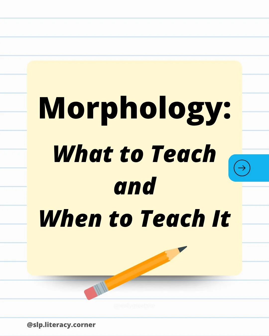 Morphology isn&rsquo;t an upper elementary skill, it&rsquo;s a foundational literacy skill ✏️

💡 If you&rsquo;re wondering how to incorporate more morphology into your literacy instruction, especially in the younger grades, this post provides an out