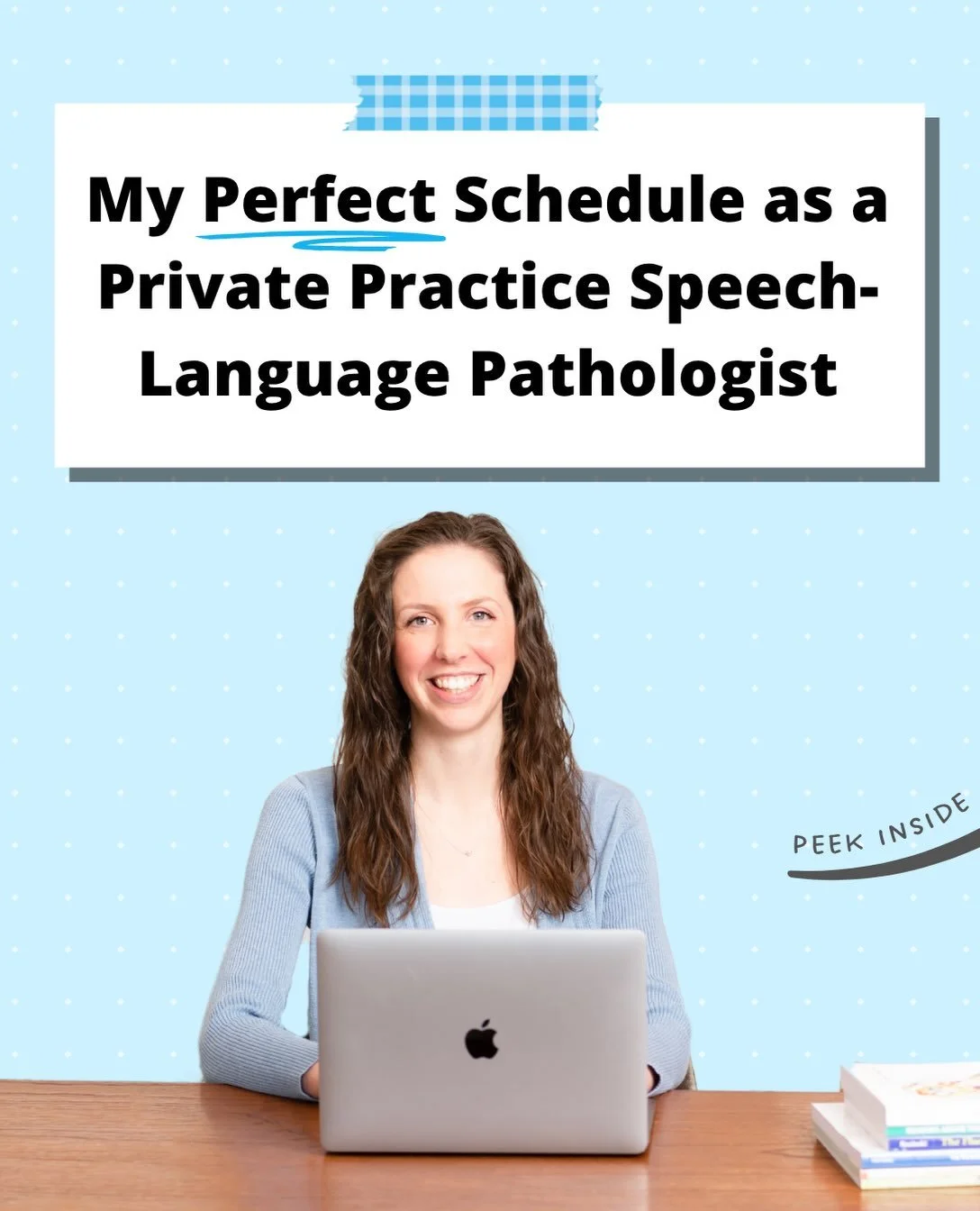 Have you ever wanted to peek into someone else&rsquo;s weekly routine? 👀

Here is a look at my weekly routine as a private practice Speech-Language Pathologist who works virtually full-time!

I like working virtually full-time because I personally f