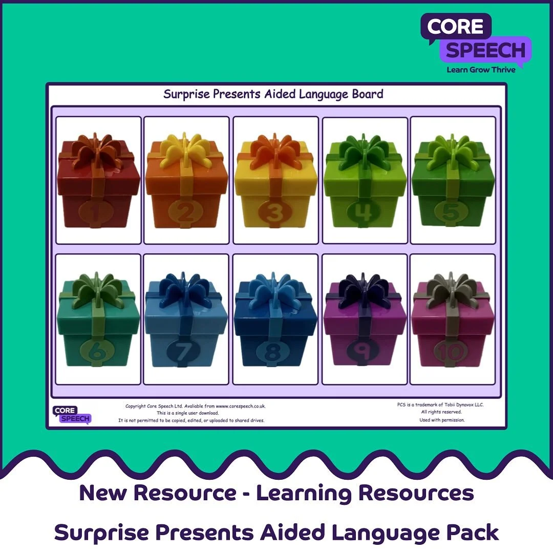 🎁 🌟 NEW RESOURCE 🌟 🎁 

I have been loving using the Surprise Presents from @learningresourcesuk in my sessions this week as they are fun, motivating, and ideal for working on so many different communication and language goals! 

Our Surprise Pres