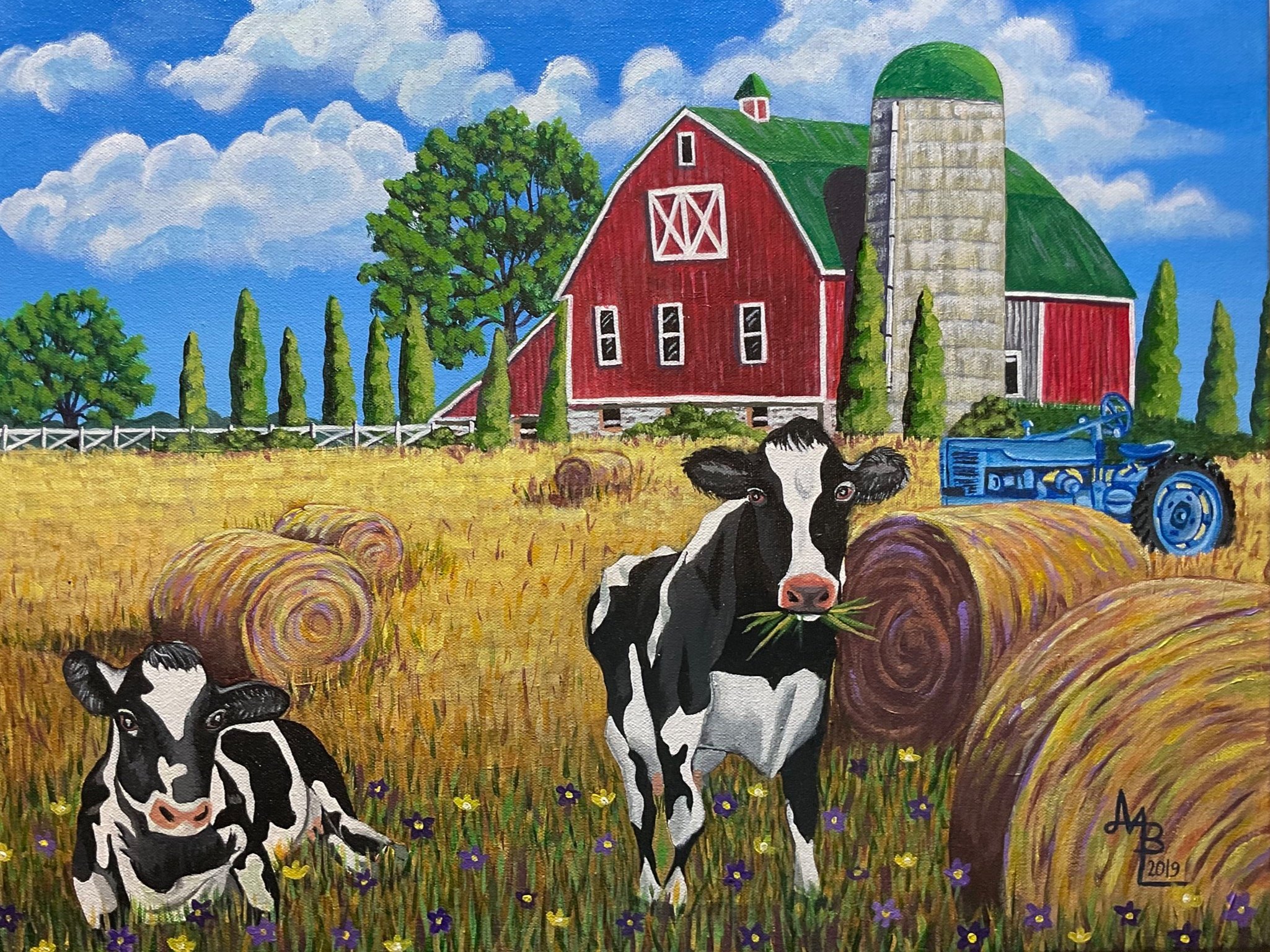 Grazing Glory | 20 X 16 | Acrylic on Canvas | Amy Boardman