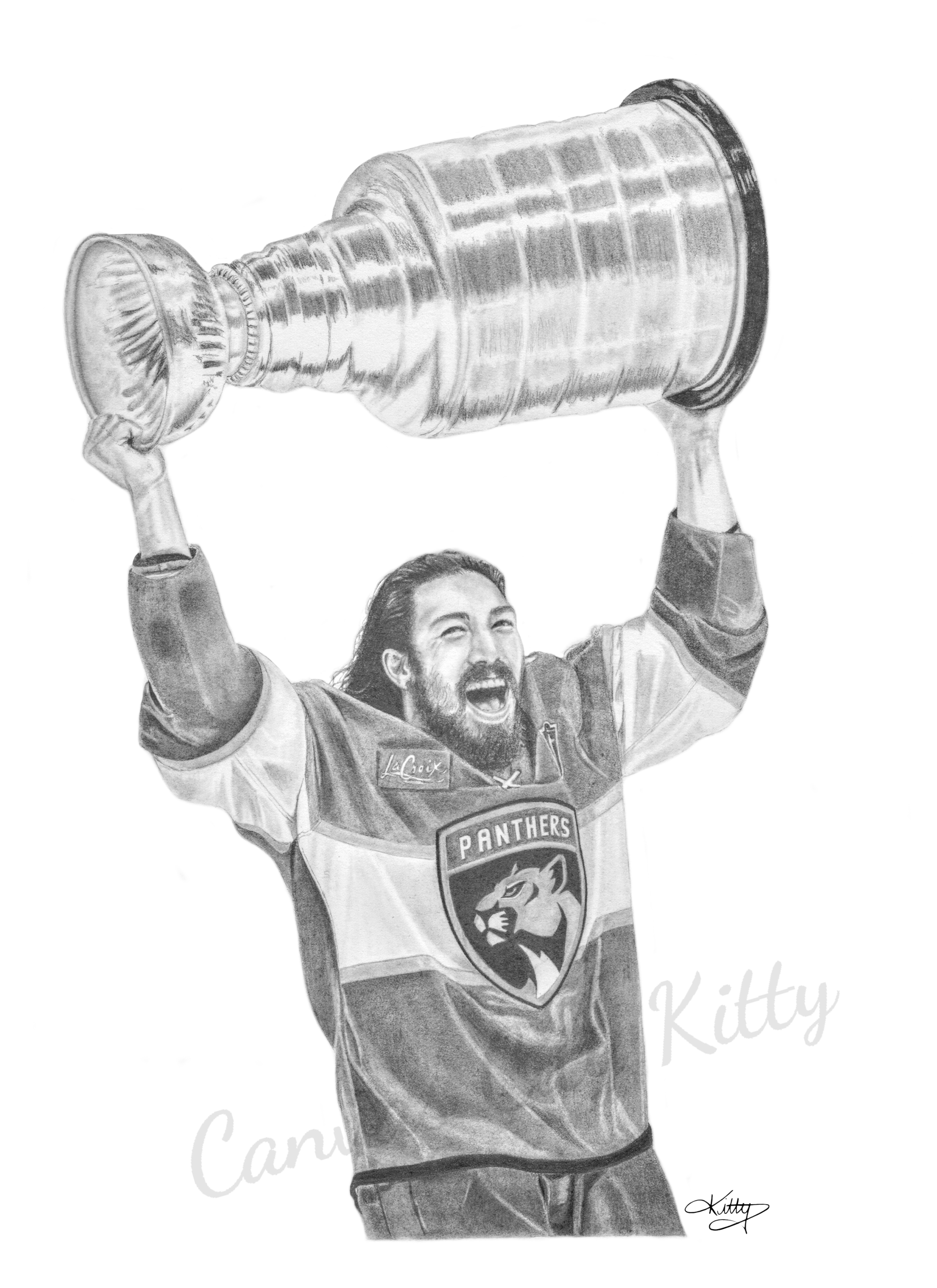 "RYAN LOMBERG"
(Commission Piece in Pencil)