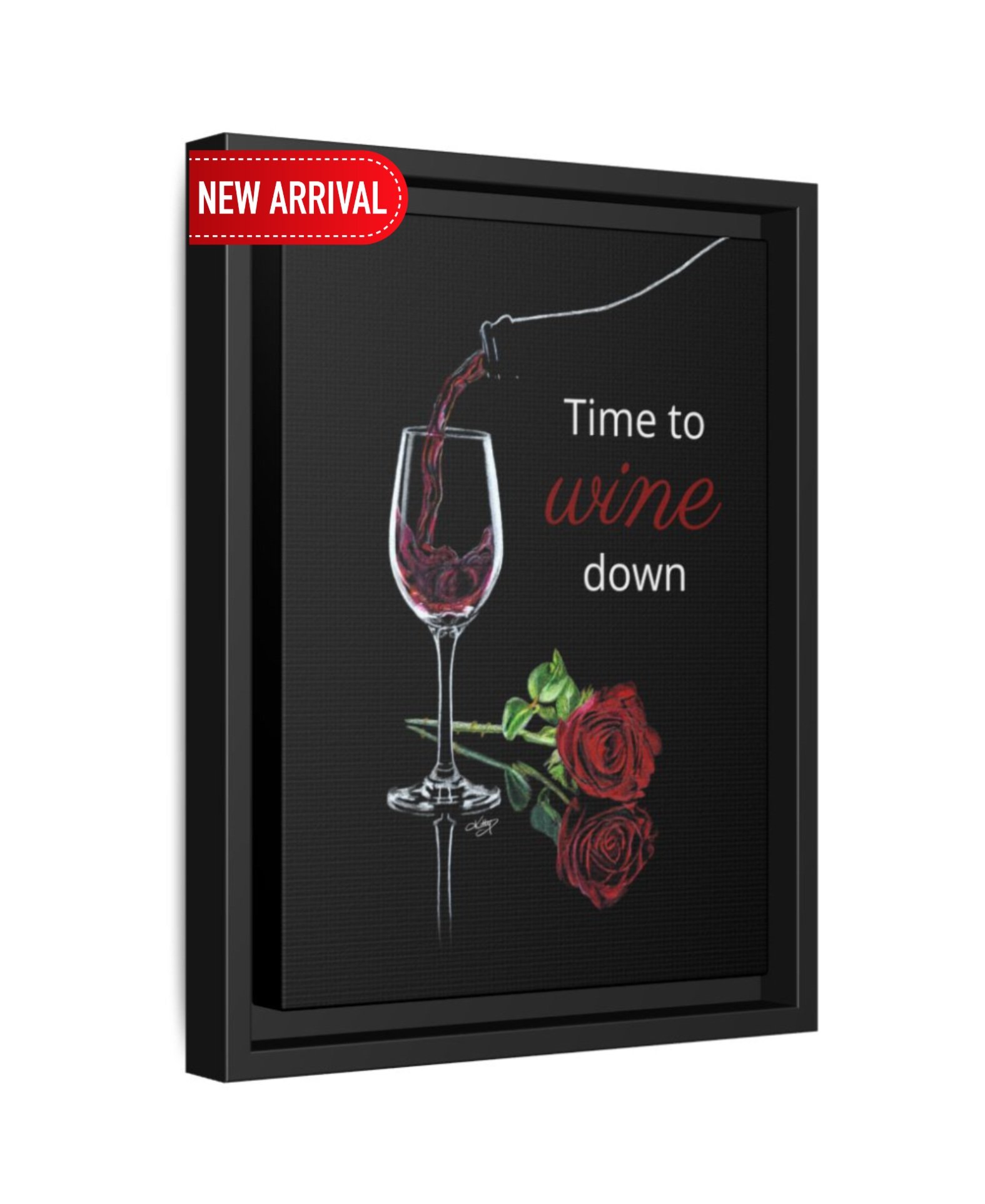 New+Arrival+Time+to+Wine+Down+Framed+Canvas+Sideview.jpg