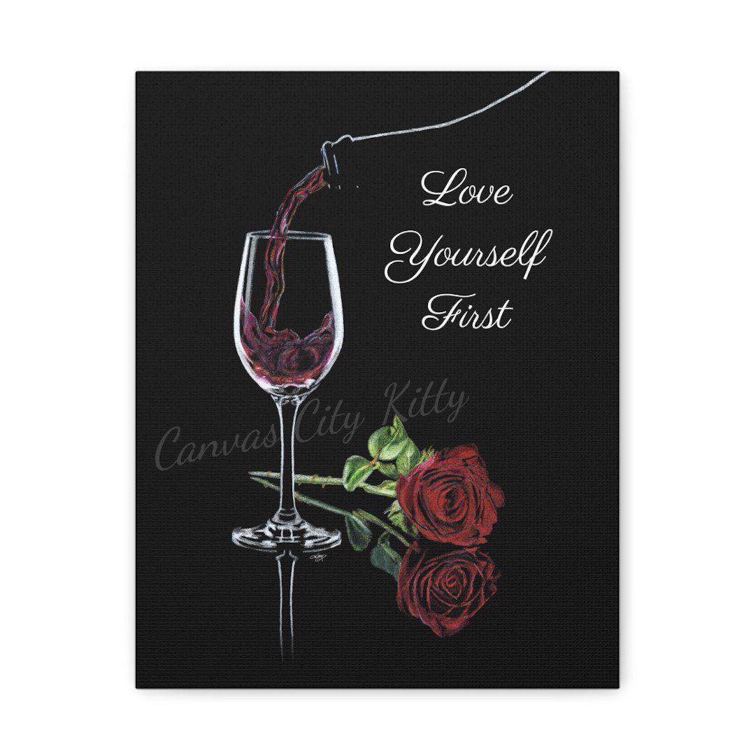 Love Yourself First_Text_Canvas Print.jpg