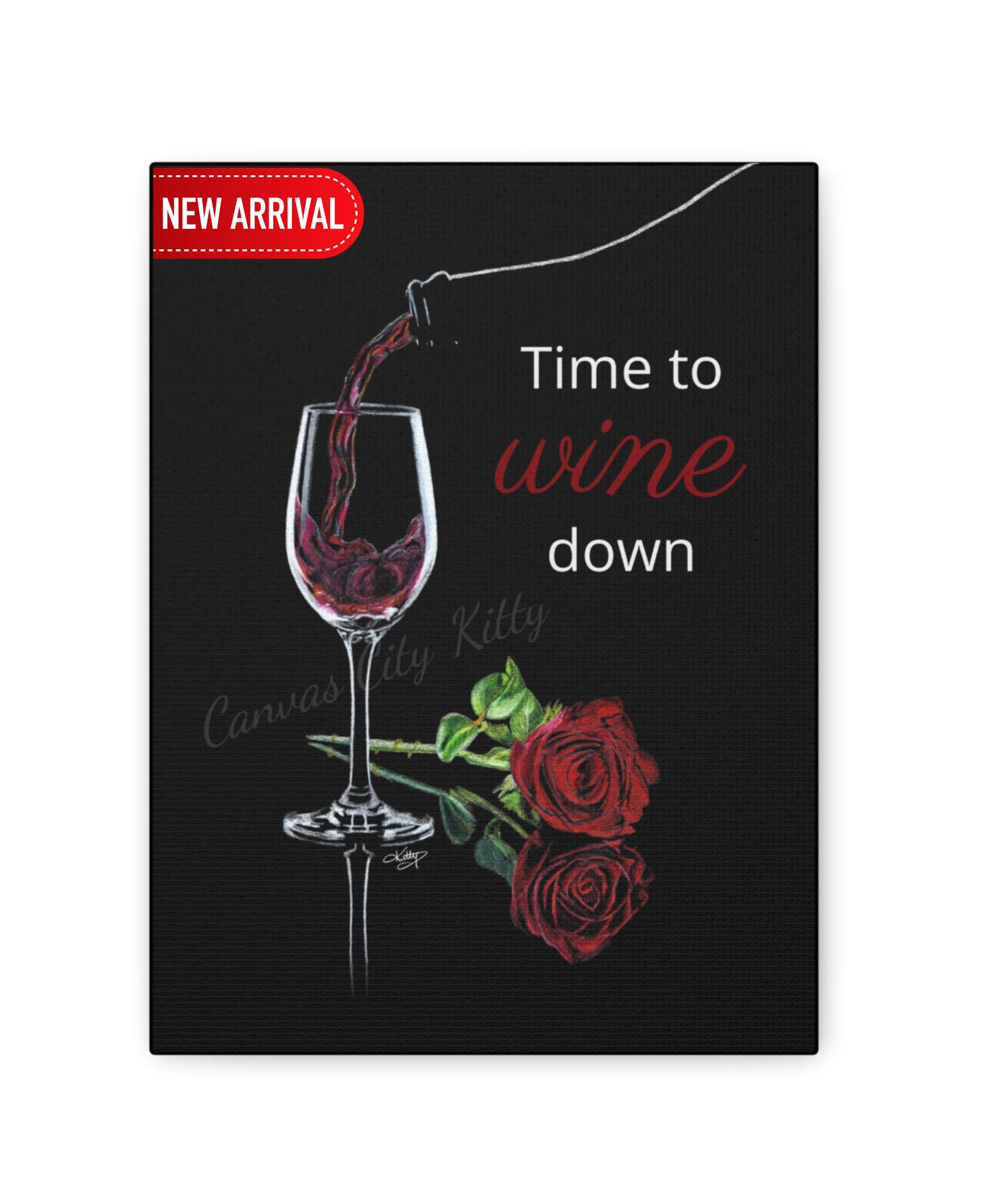 New Arrival Time to Wine Down Canvas.png