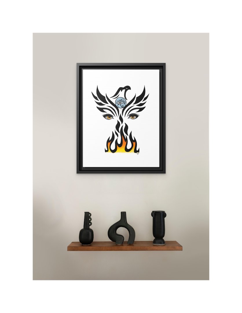 The Phoenix_Framed Canvas Print_Staged.jpg