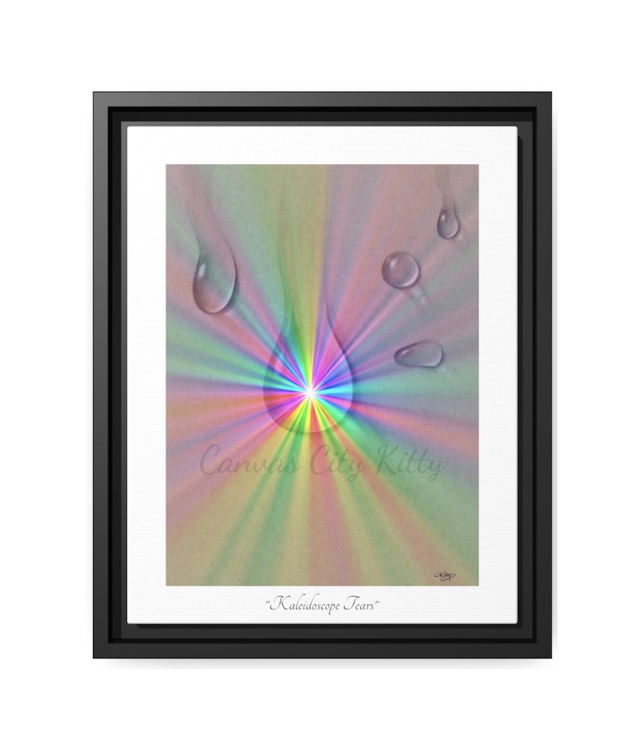Kaleidoscope Tears_Framed Canvas Print.jpg