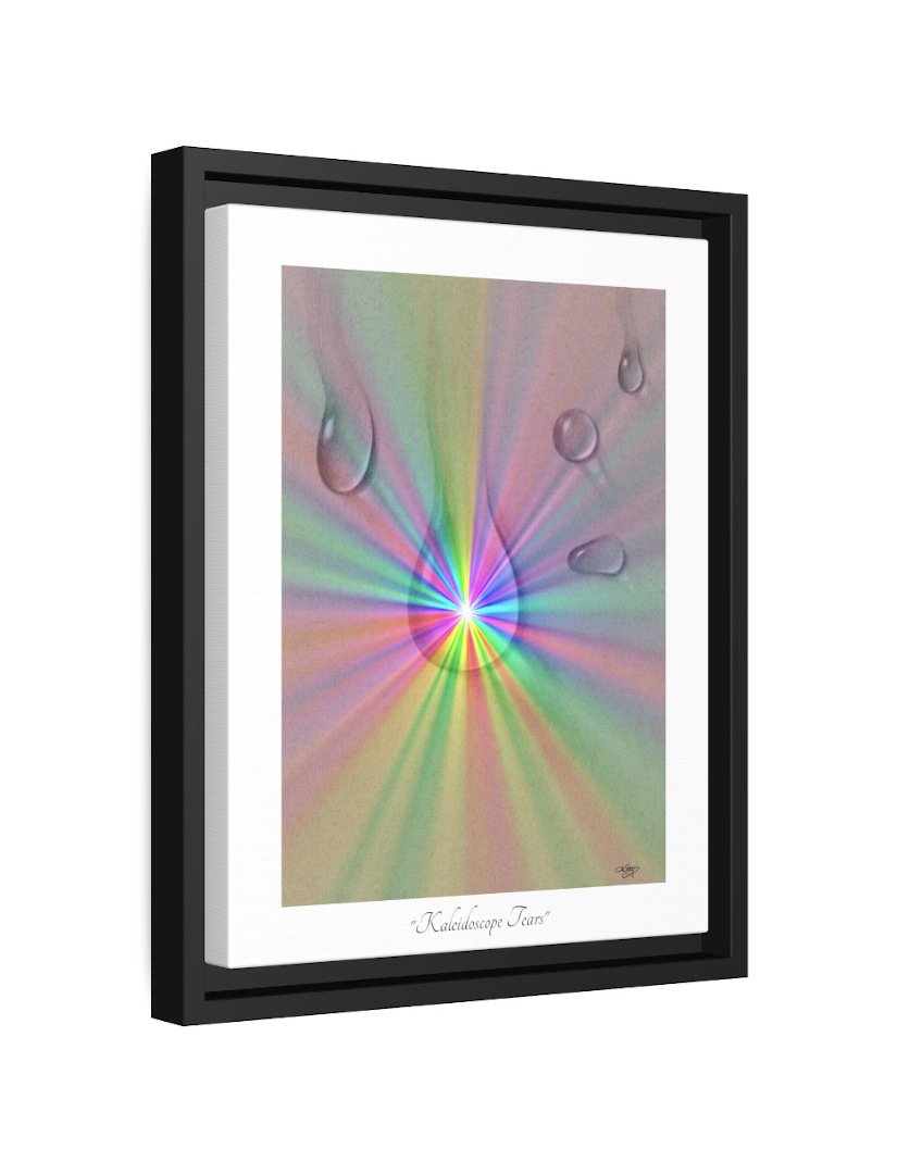 Kaleidoscope Tears_Framed Canvas Print_Sideview.jpg