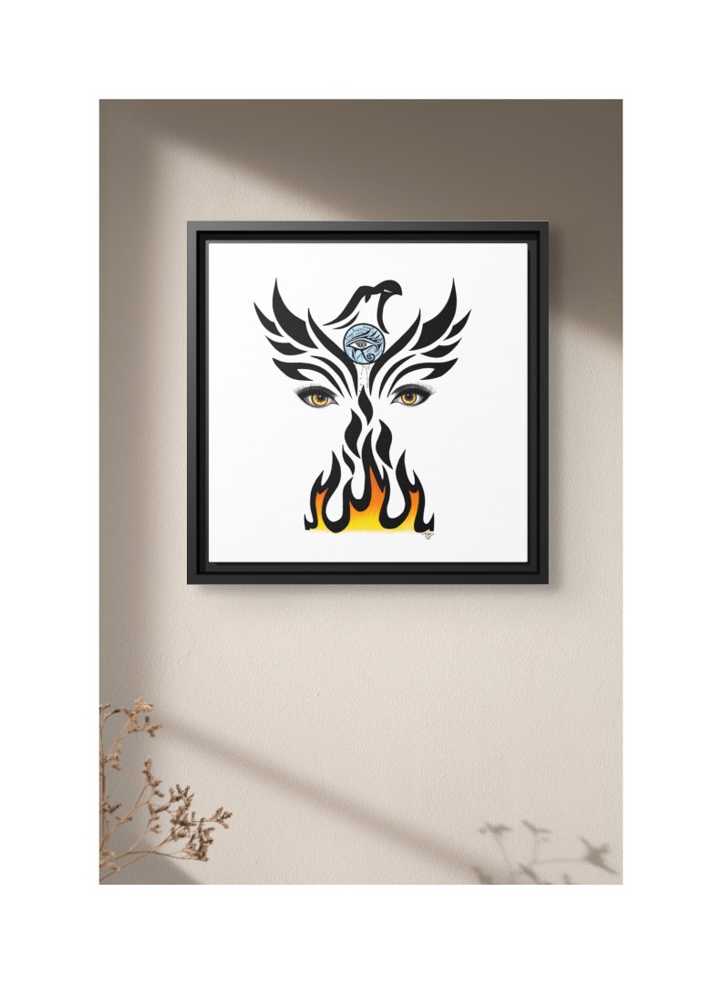 The Phoenix_Framed Canvas Print__Square_Staged.jpg