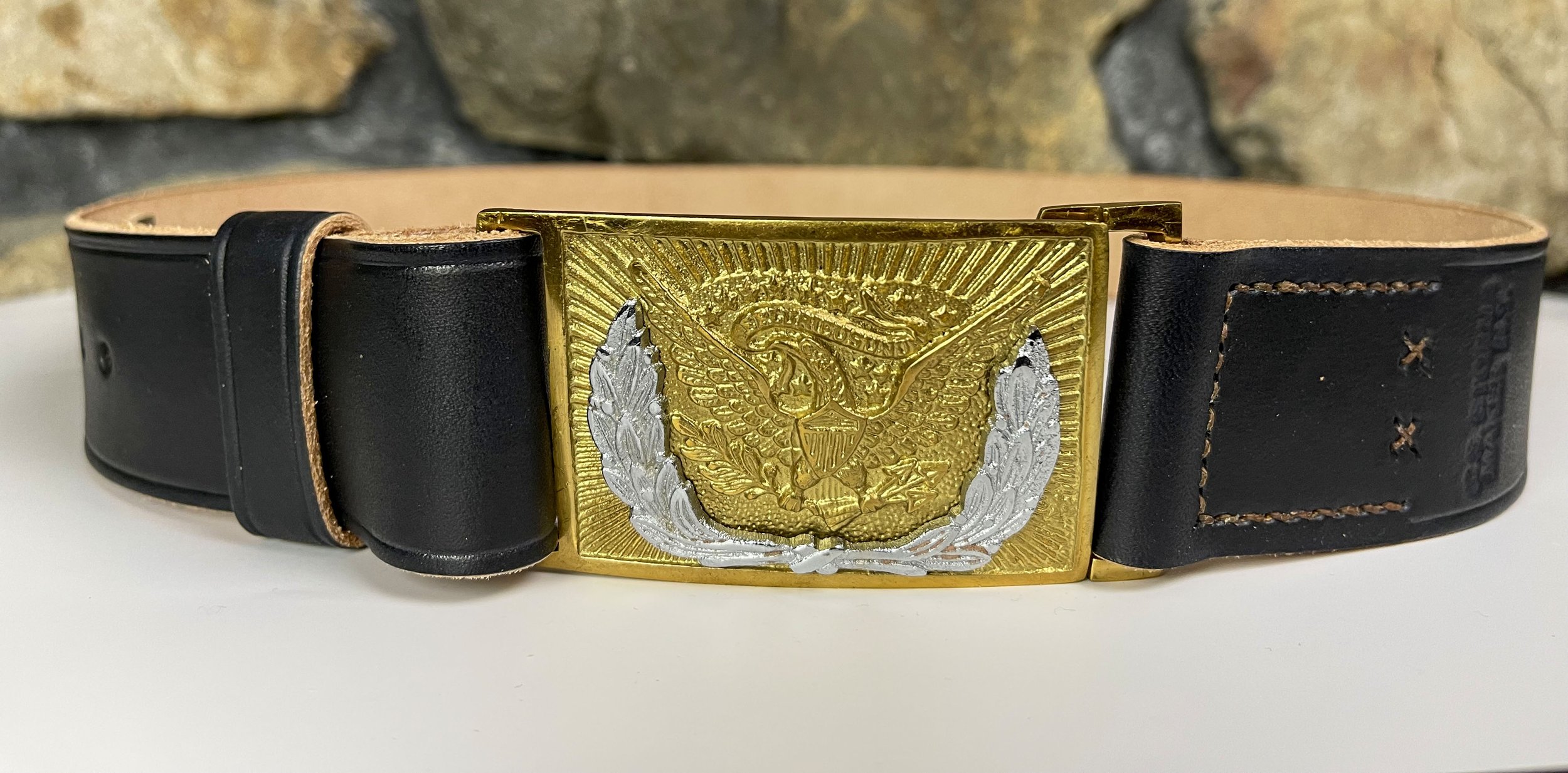 #401CD US NCO Waist Belt with Eagle Belt Plate — The Depot
