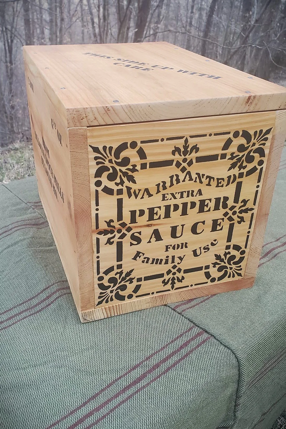 Pepper Sauce Crate/box