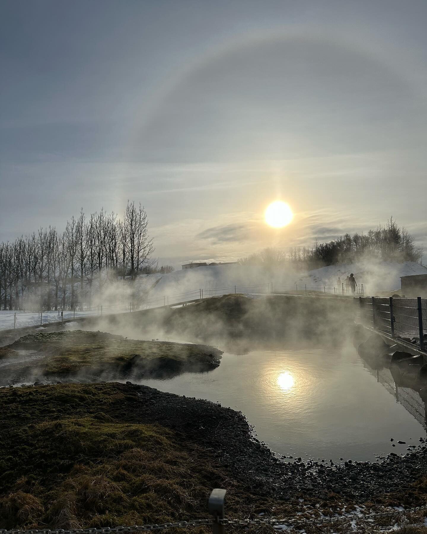 Iceland. It&rsquo;s a magical stopover in any weather.  In winter tee, crowds are fewer, the streets in the capital are heated and there are plenty of lagoons even when @bluelagoonis is closed.  The American kids were scared of the group showers requ