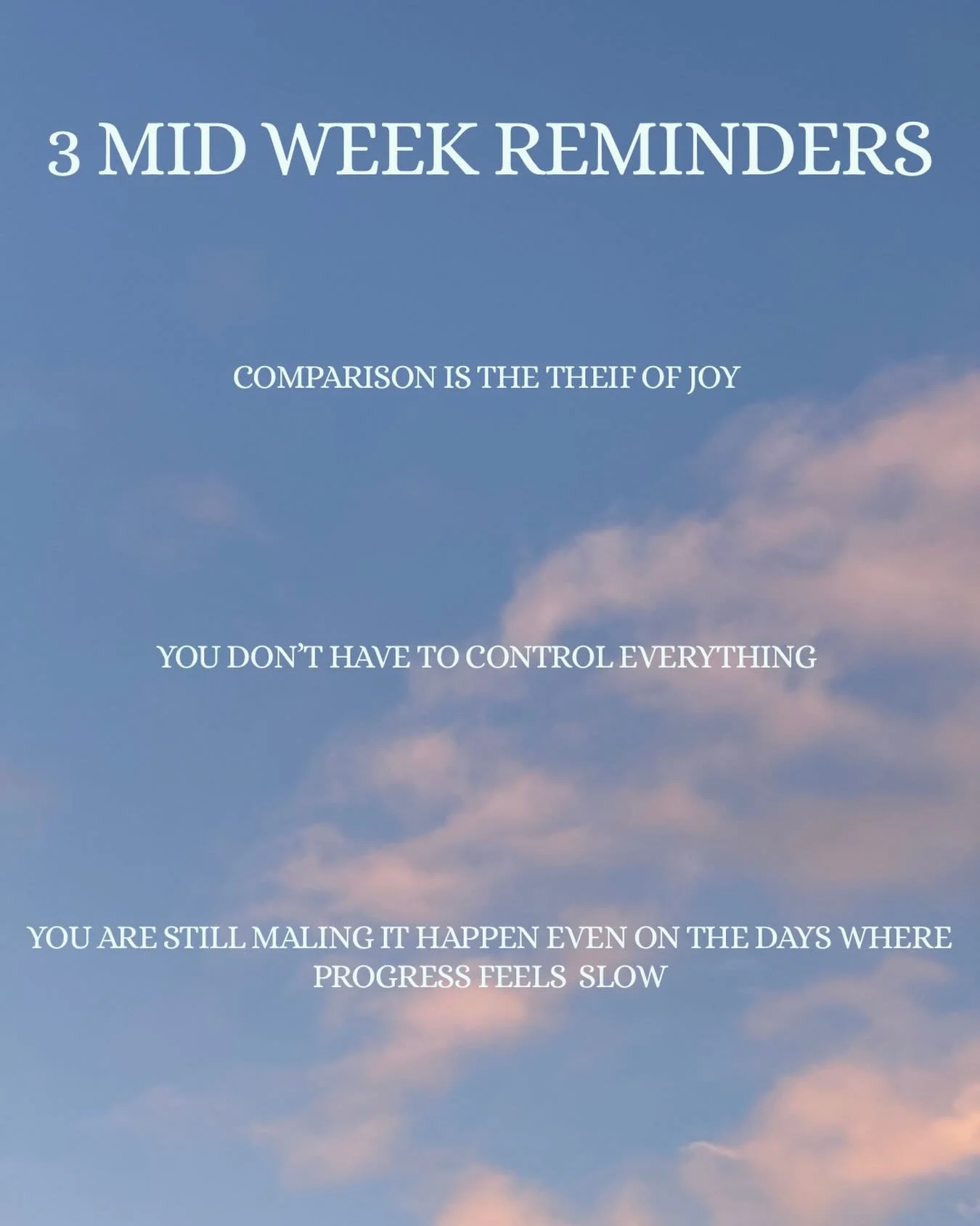Im back with a handful of little reminders for you on this wintery Wednesday! ❤️#reminders #midweekmotivation