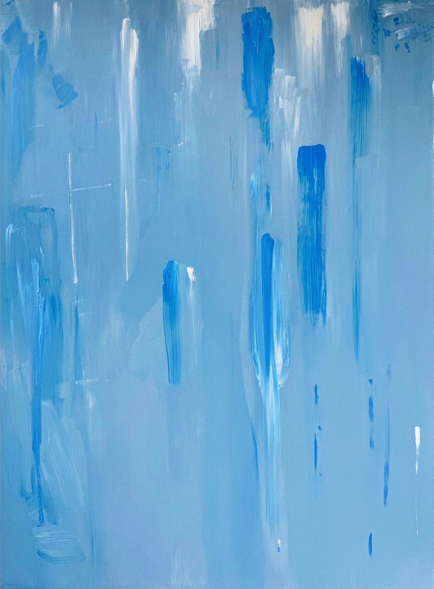 Karma Chameleon (2025) Acrylic, emulsion on canvas 150cm x 200cm
