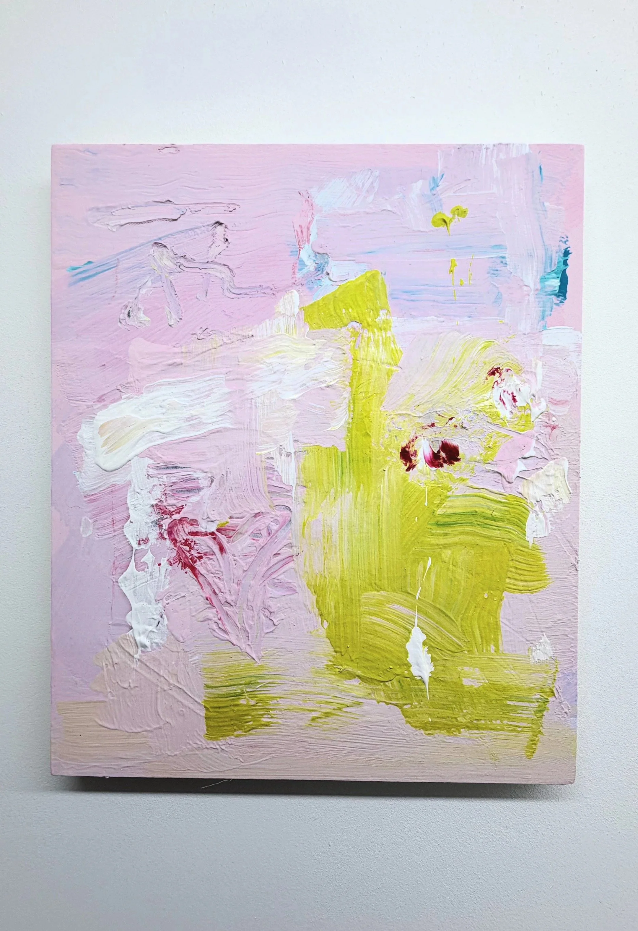 NA NA NA (2025) Acrylic, house paint, spray paint on wood
