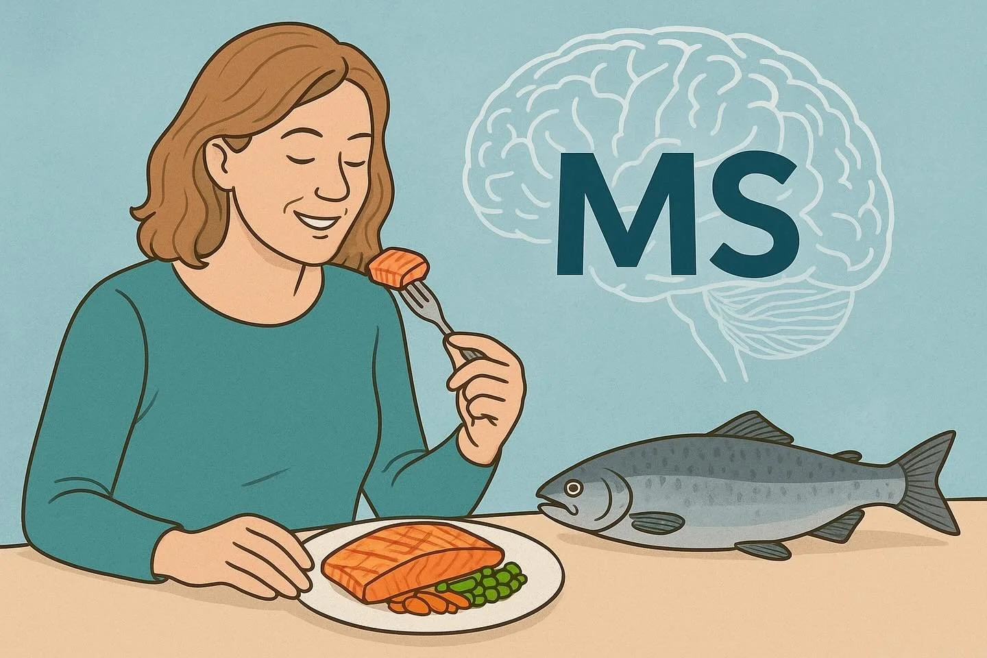 Eating Fish can reduce progression in patients with MS. 

https://jnnp.bmj.com/content/96/9/893