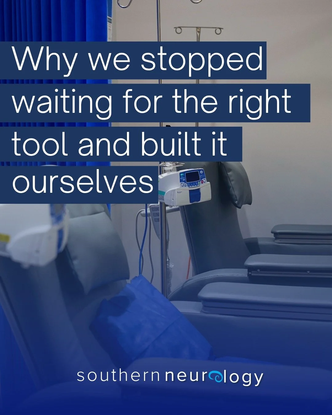 Why we stopped waiting for the right tool and built it ourselves.

#southernneurology #neurology
#infusions #MABTracker