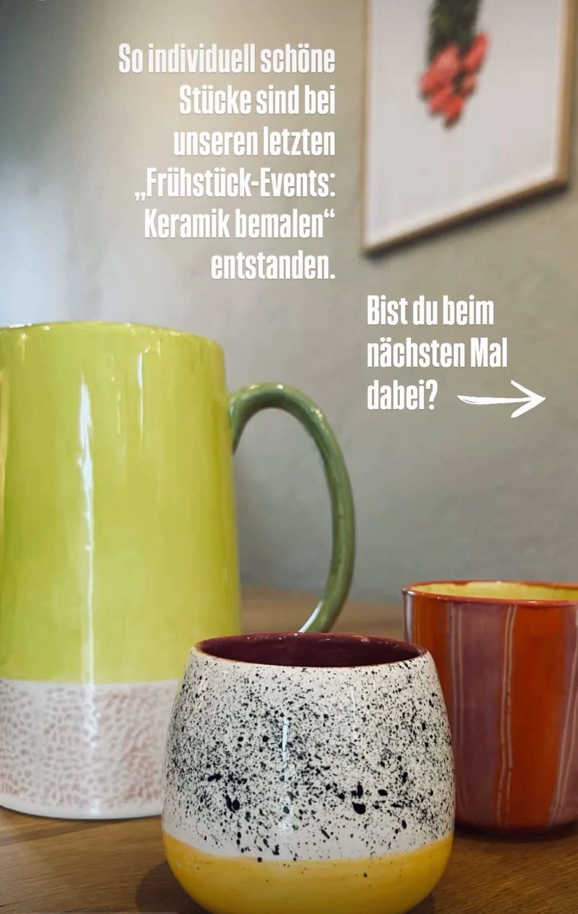 Event-Frühstück: Keramik bemalen ab 13 Jahren am 25.04.26