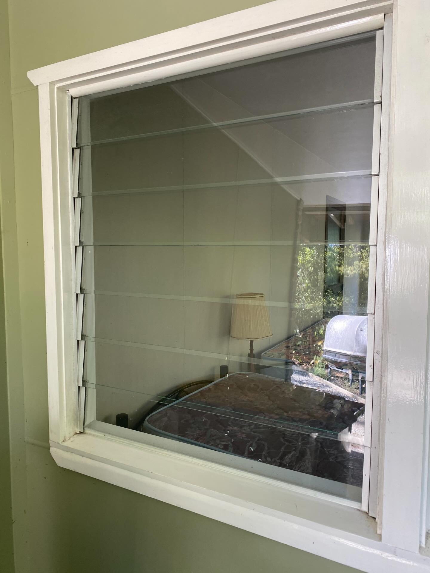When our customer got in touch to repair old, draughty, stiff louvres, we recommended replacing them with a modern window insert instead. 

This window took no more than 90 minutes to install, which included applying an under seal primer and siliconi