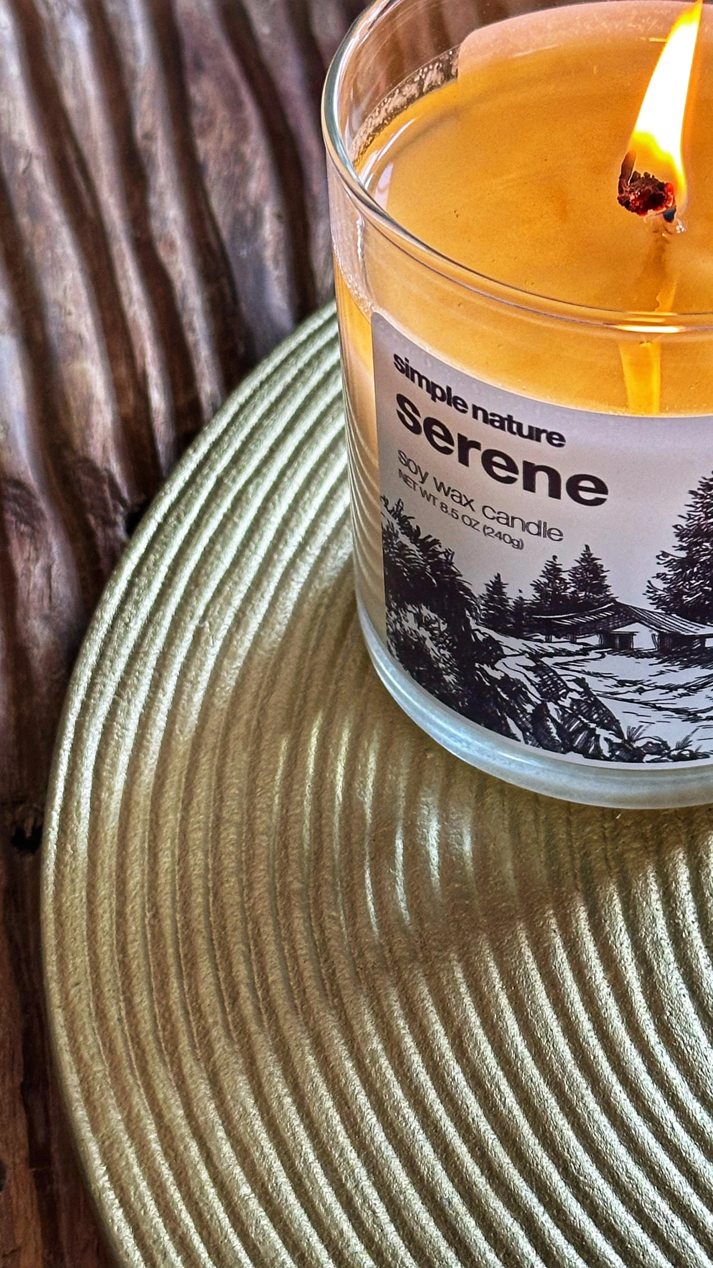 Switzerland Soy Wax Candle — simple nature candles