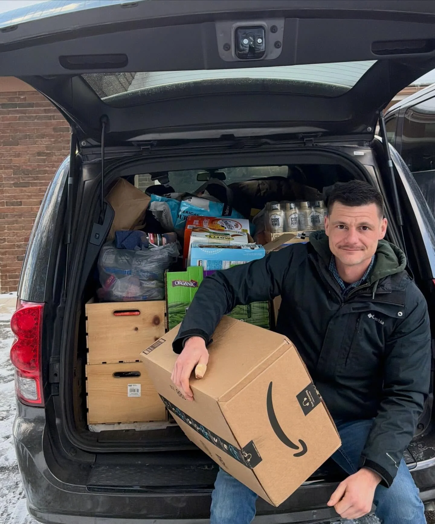 We filled an entire van and then some. Because of you.
Food, clothing, and hygiene products are headed to 13 unhoused men and women.
I&rsquo;m honestly overwhelmed with gratitude. Thank you for showing up, caring big, and making this happen. This com