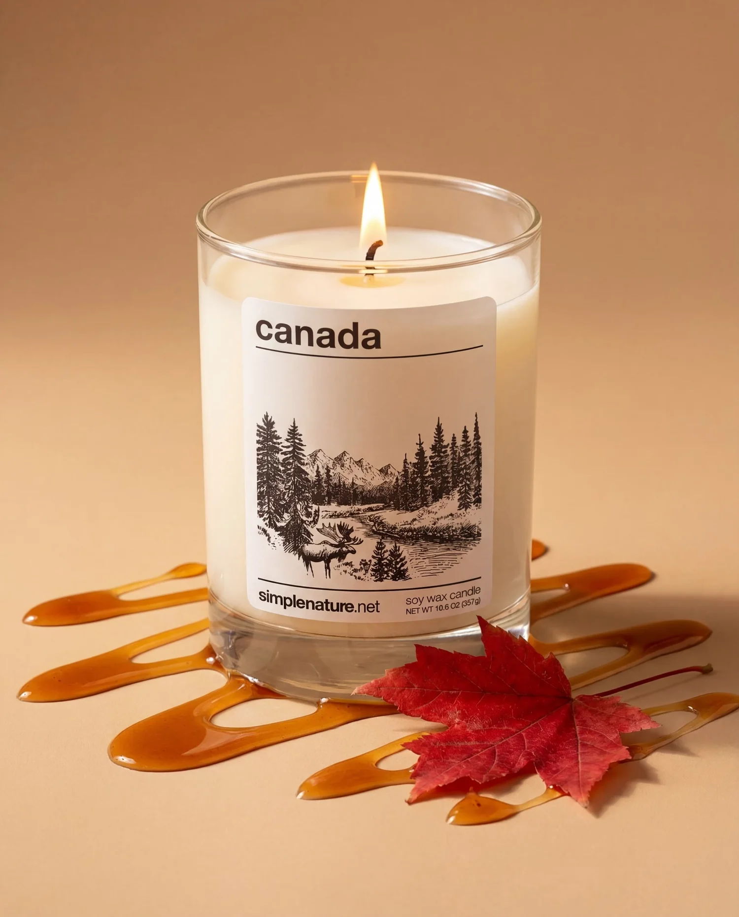 Canada Soy Wax Candle — simple nature candles