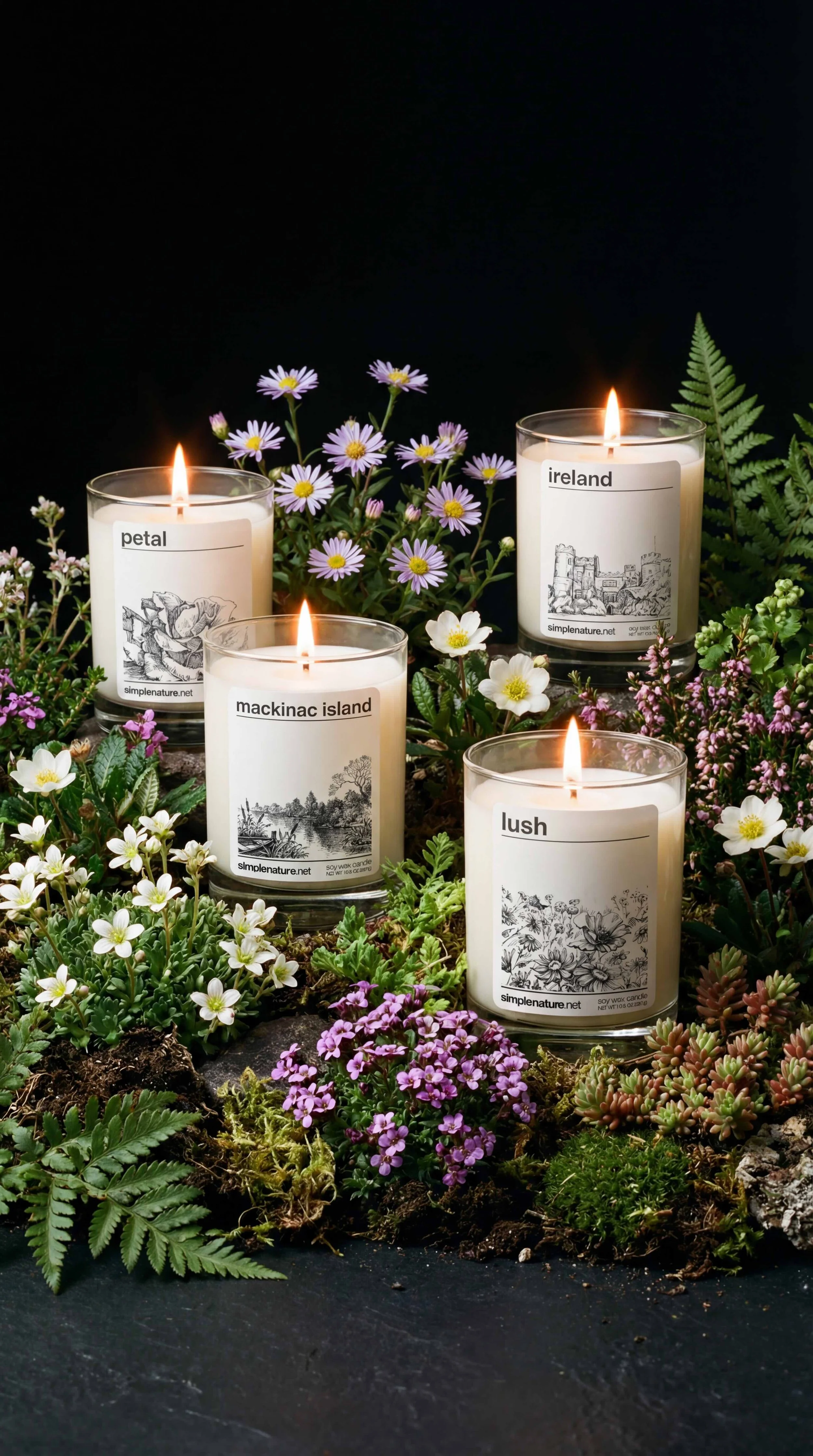 petal-lush-ireland-mackinac-island-soy-wax-candle-floral-clean-burning-flower-petals-small-flowers-dark-background-stone-platform.jpeg