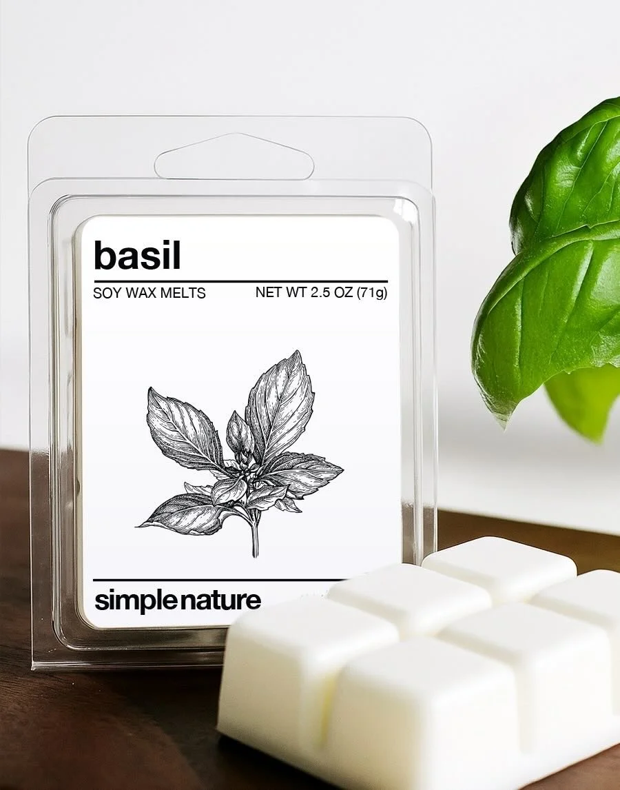 basil wax melt — simple nature candles