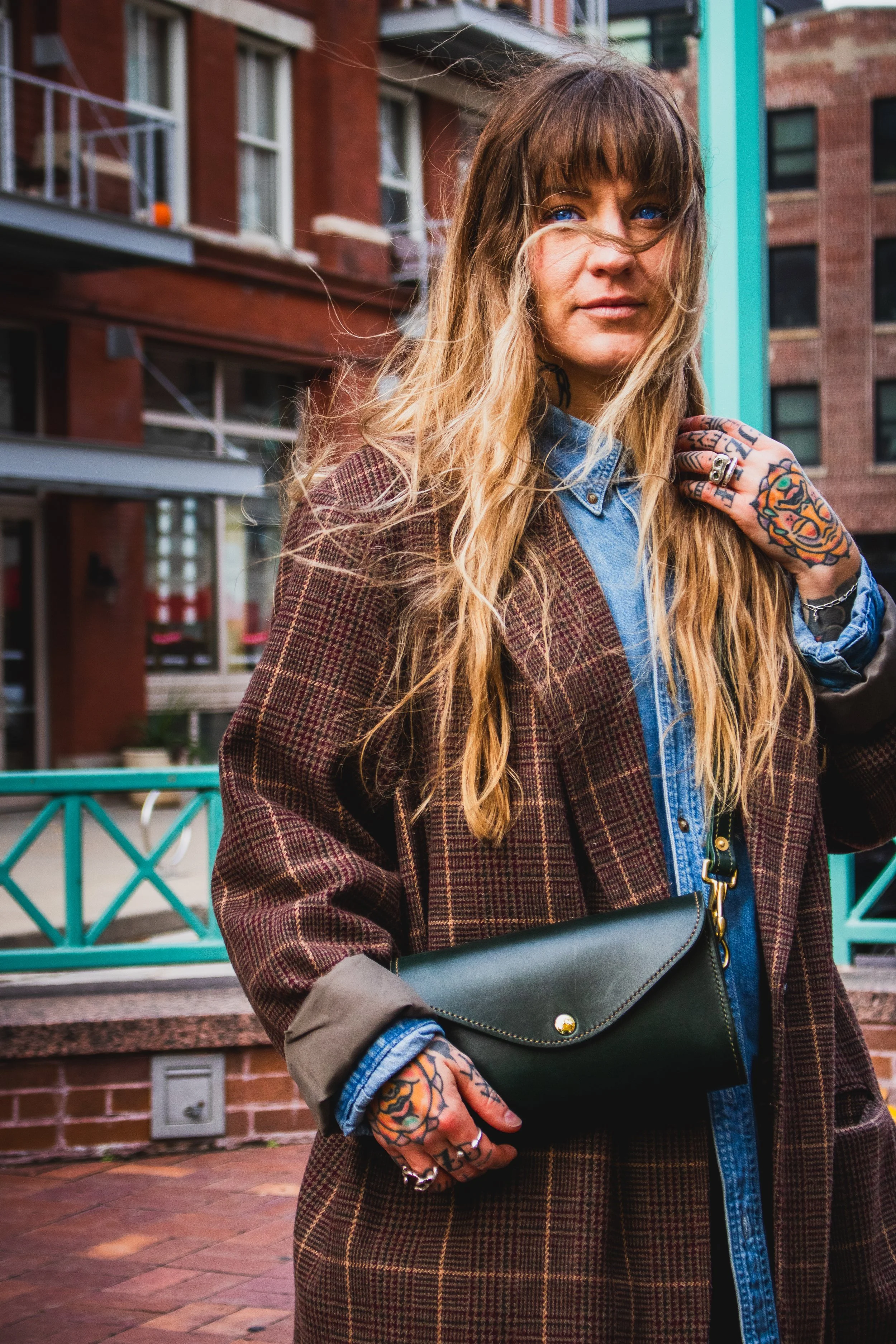 The Wayfarer Sling V.1 - Emerald Green.