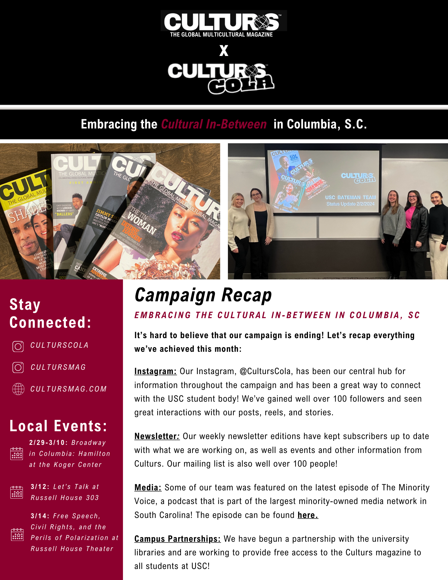 Final Recap Newsletter
