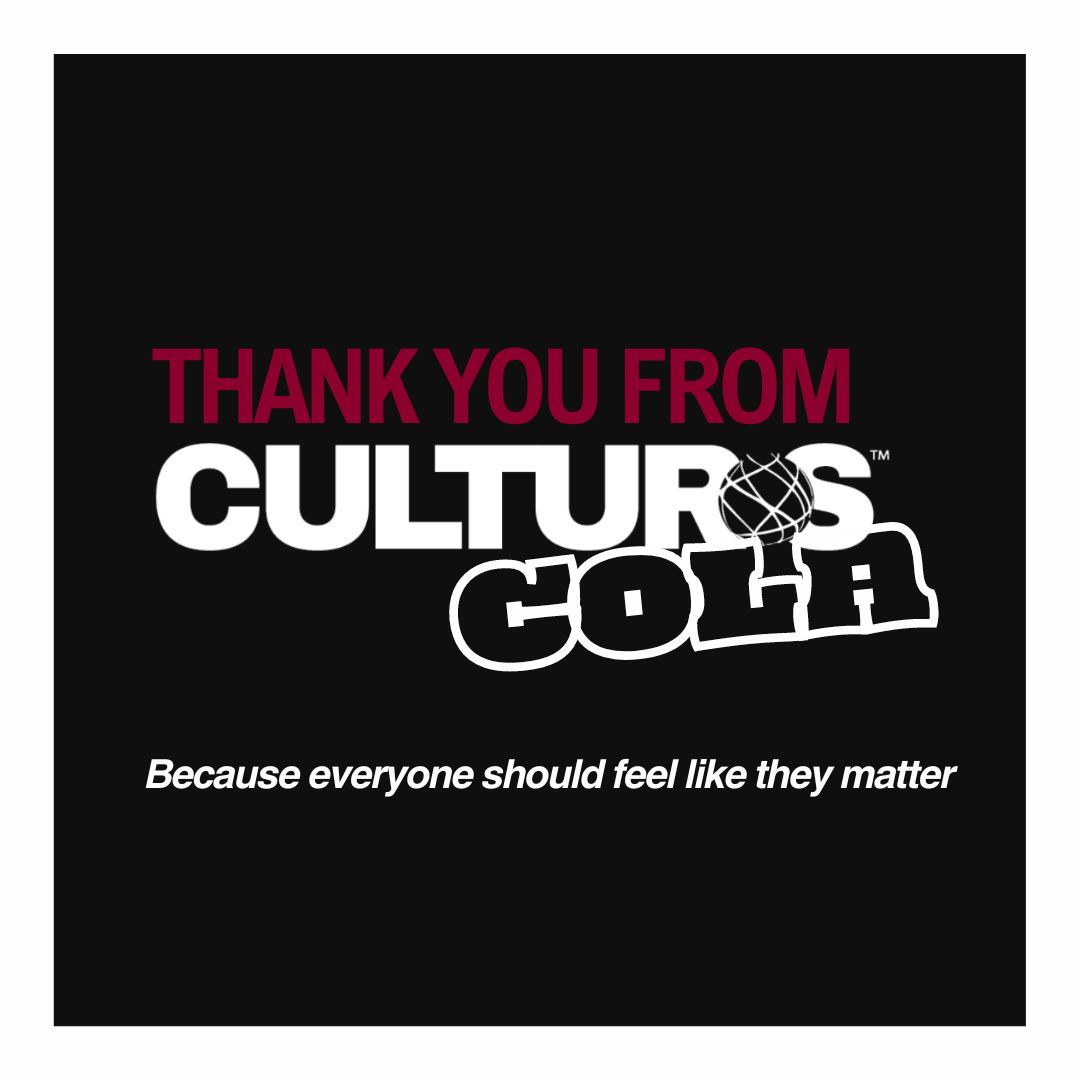 Even though our campaign is coming to an end, the conversations we’ve started don’t stop here. Huge thanks to our awesome Culturs Cola community for your support! 🙌🤙

Let’s keep the dialogue on twenty-first century cultural diversity and the cultur