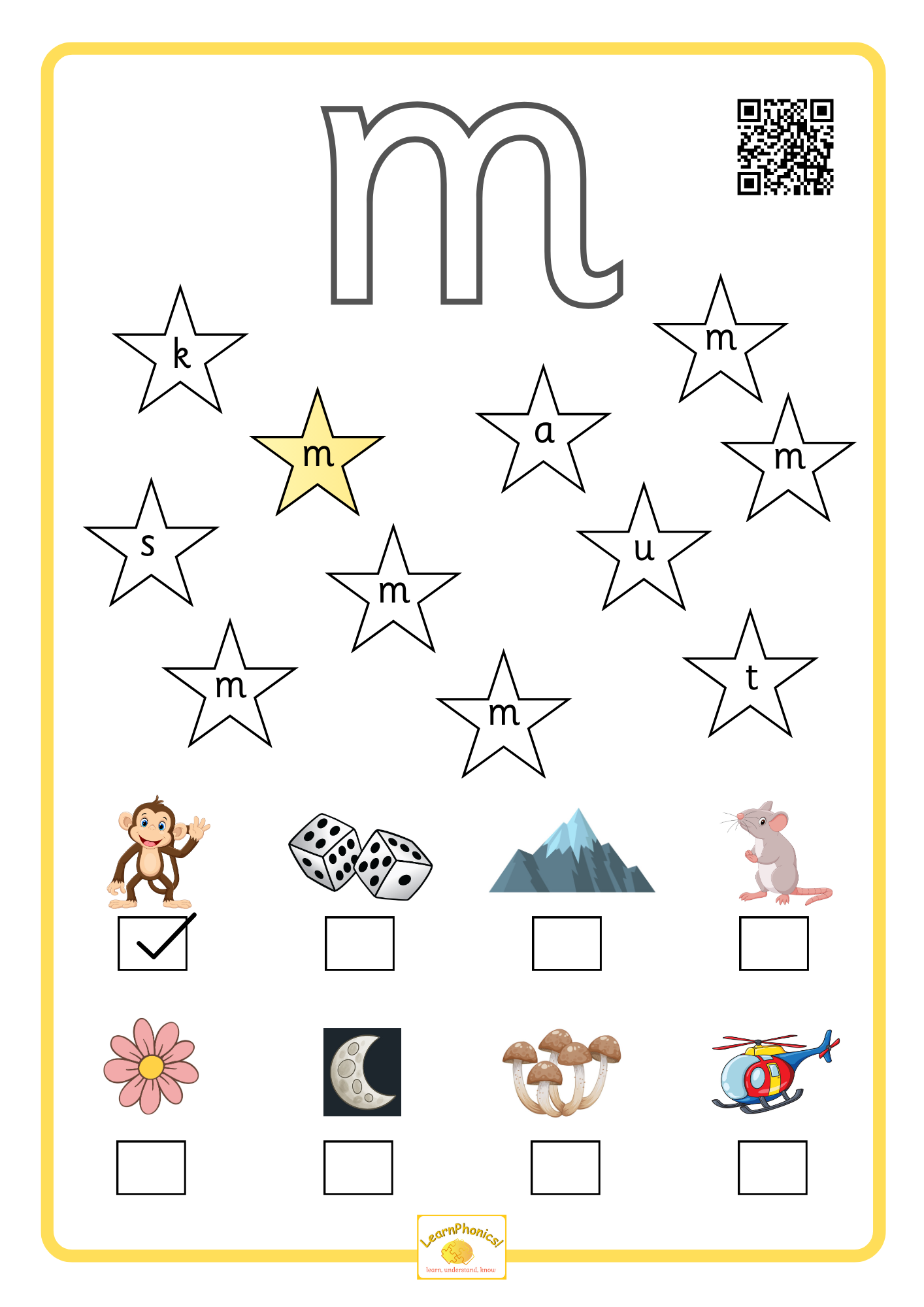 Interactive Alphabet Phonics Worksheets!