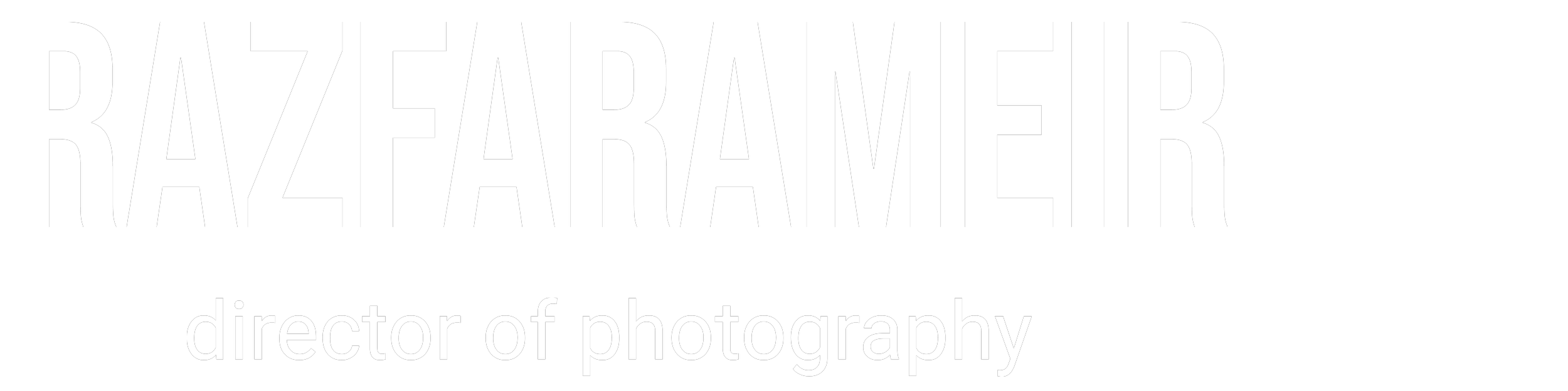 Razfarameir - Cinematographer, image size:2500x625