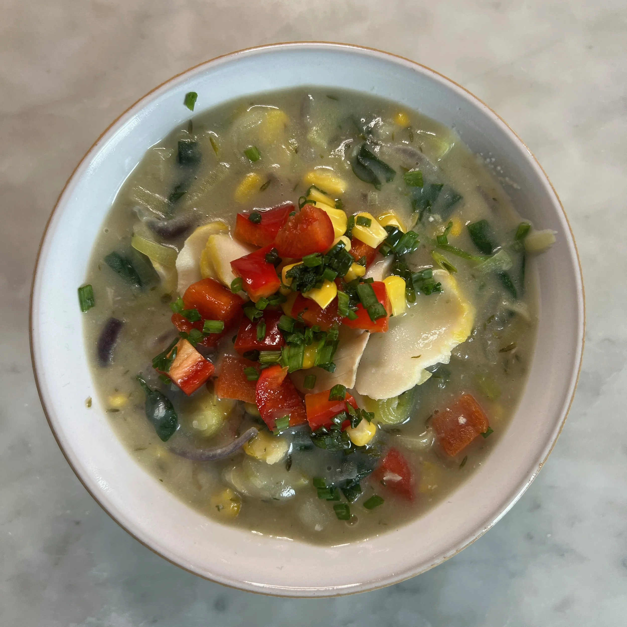 Smoked Haddock and Creamy Sweetcorn Chowder — GFKitchen.London
