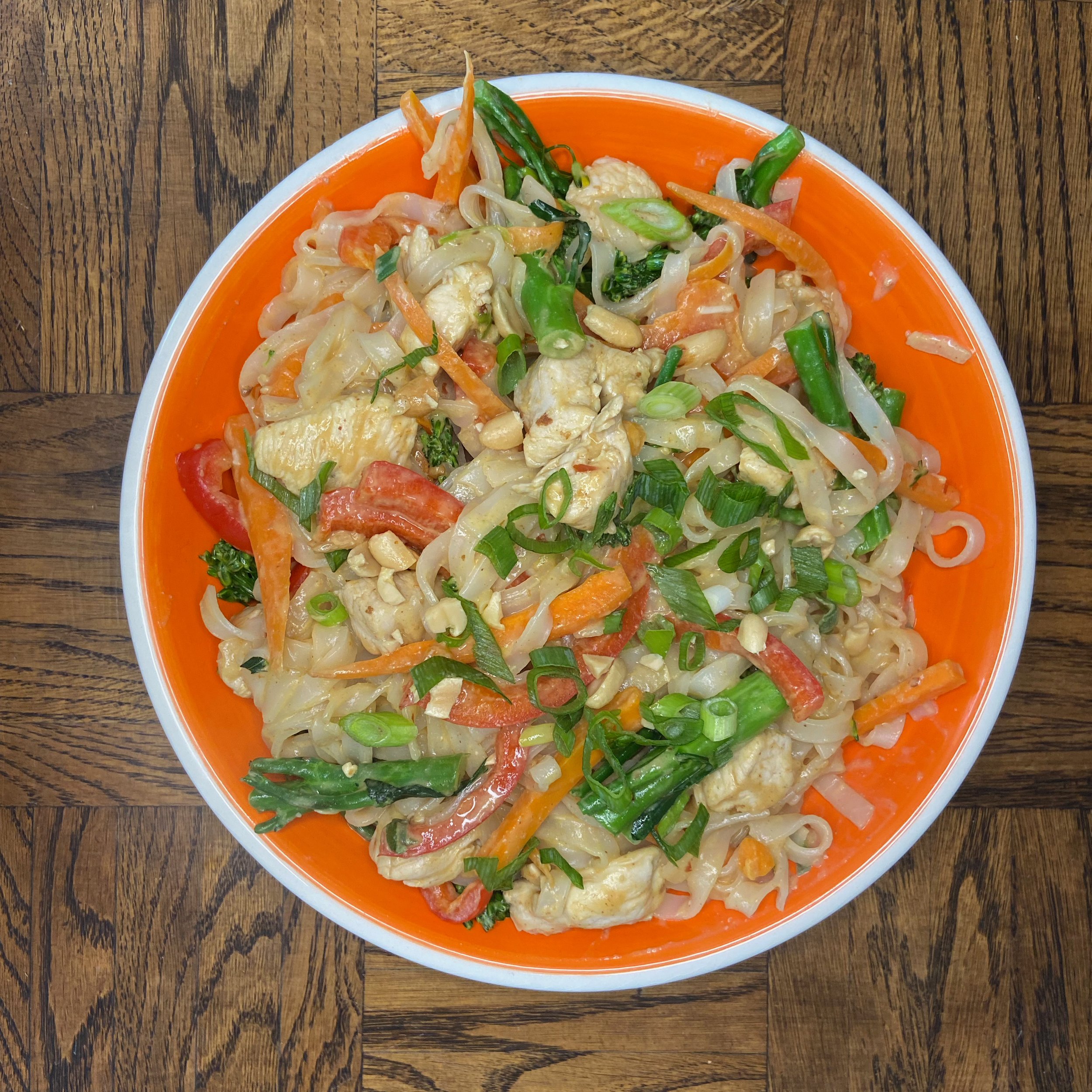 Peanut Satay Chicken with Rice Noodles — GFKitchen.London