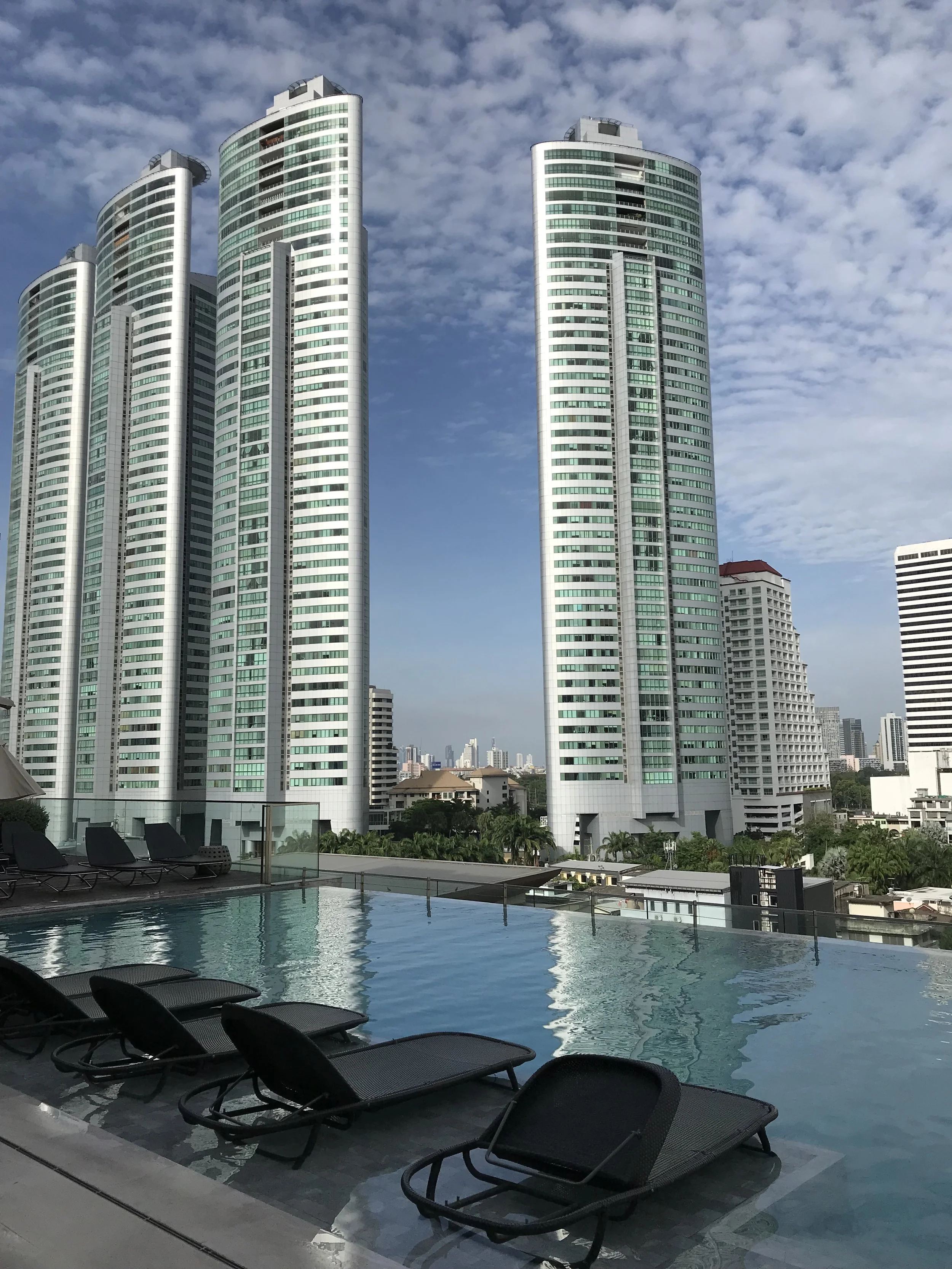 At the pool, Novotel Bangkok Sukhumvit 20