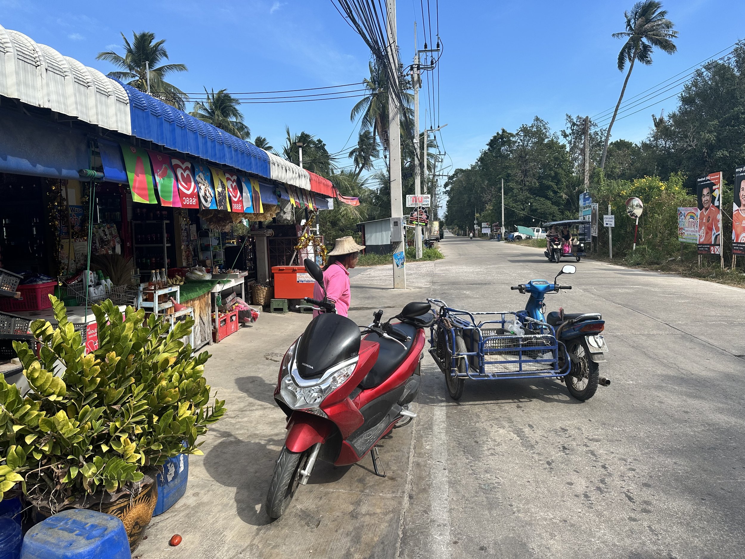Daily errands like the locals. 