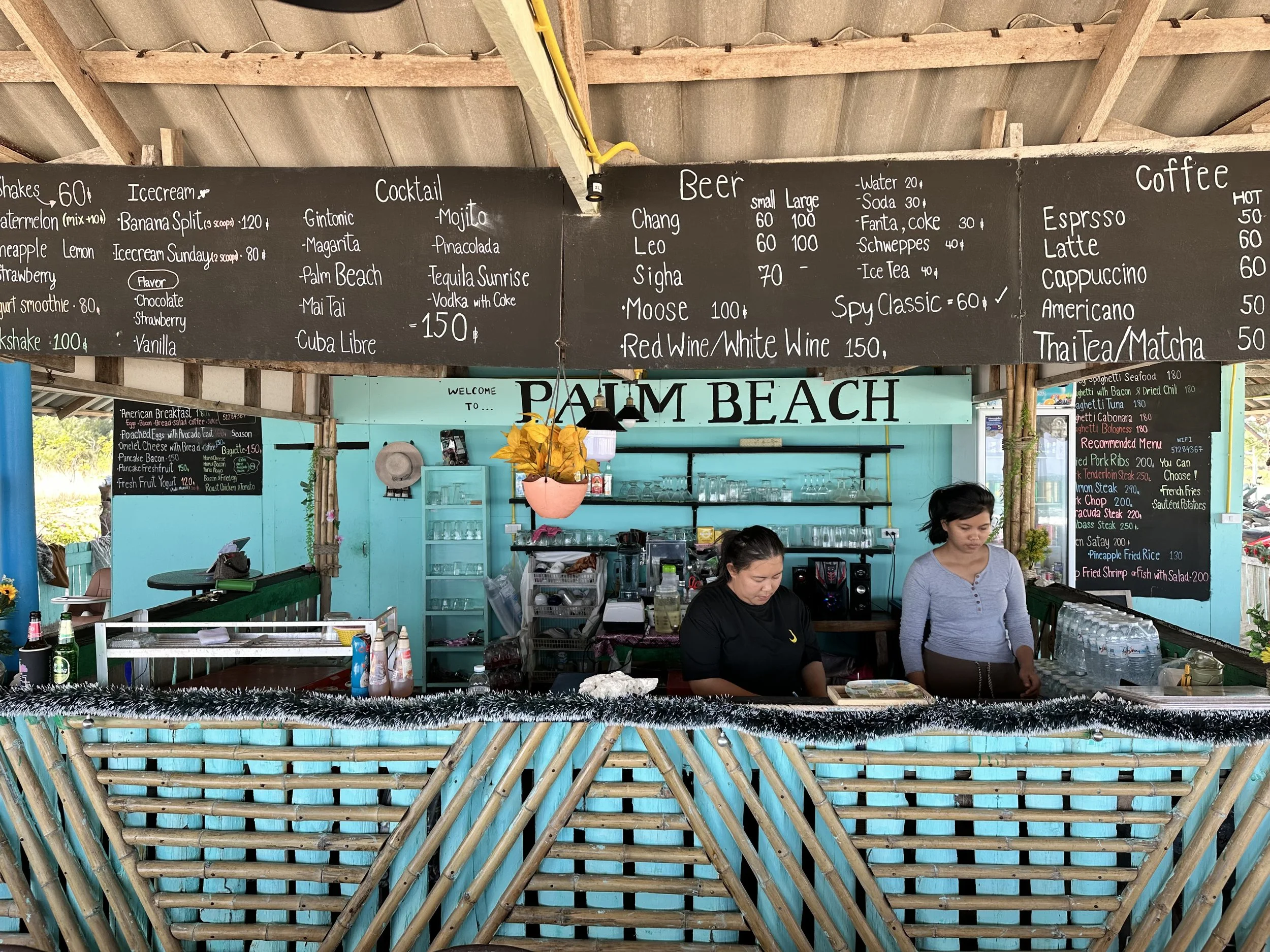 Palm Beach restaurant. 