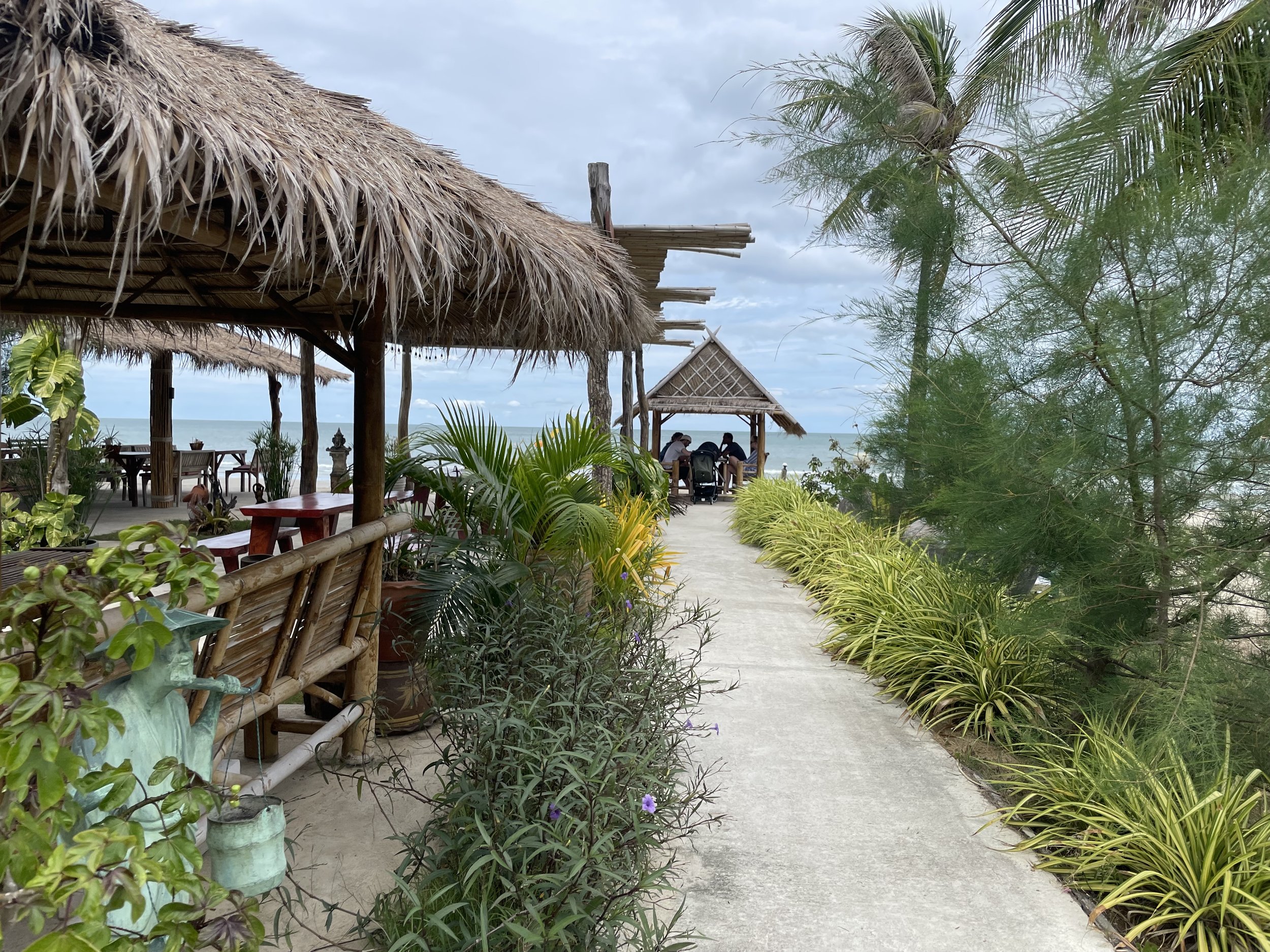 Infinity restaurant at the beach