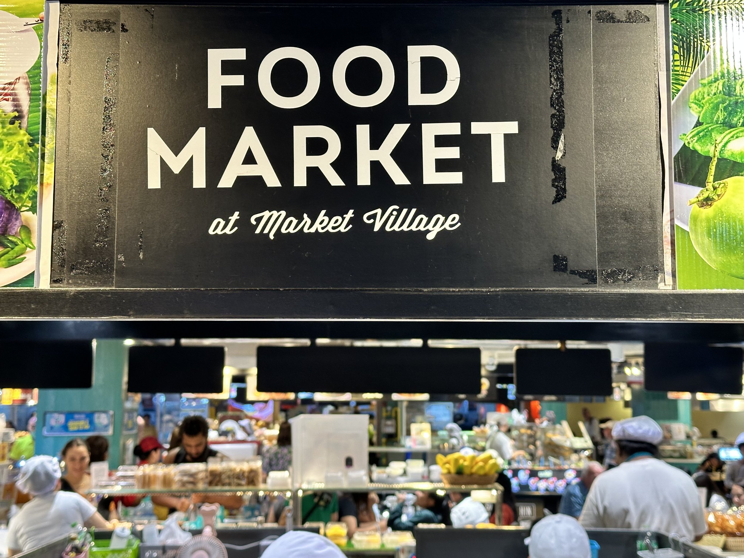 Indoor Food Market in Hua Hin. 