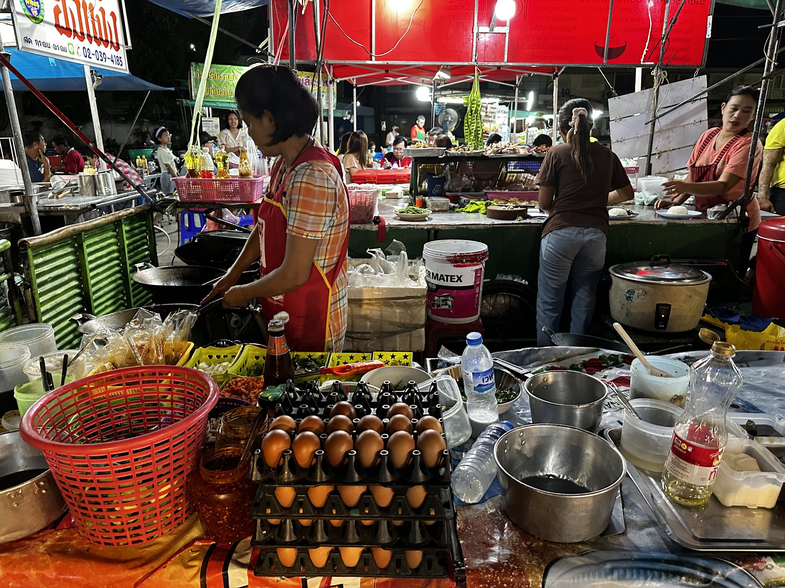 Night Market in Prachuap Khiri Khan. 