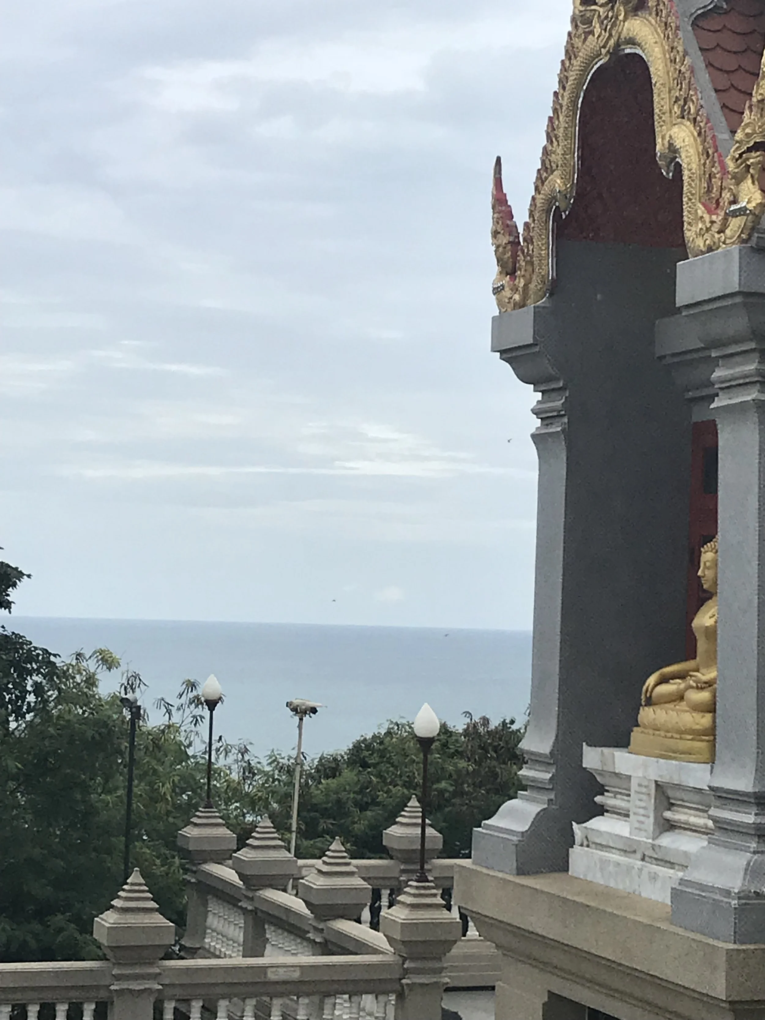 offers The temple offers breathtaking views of the 12-kilometer long Ban Krut Beach
