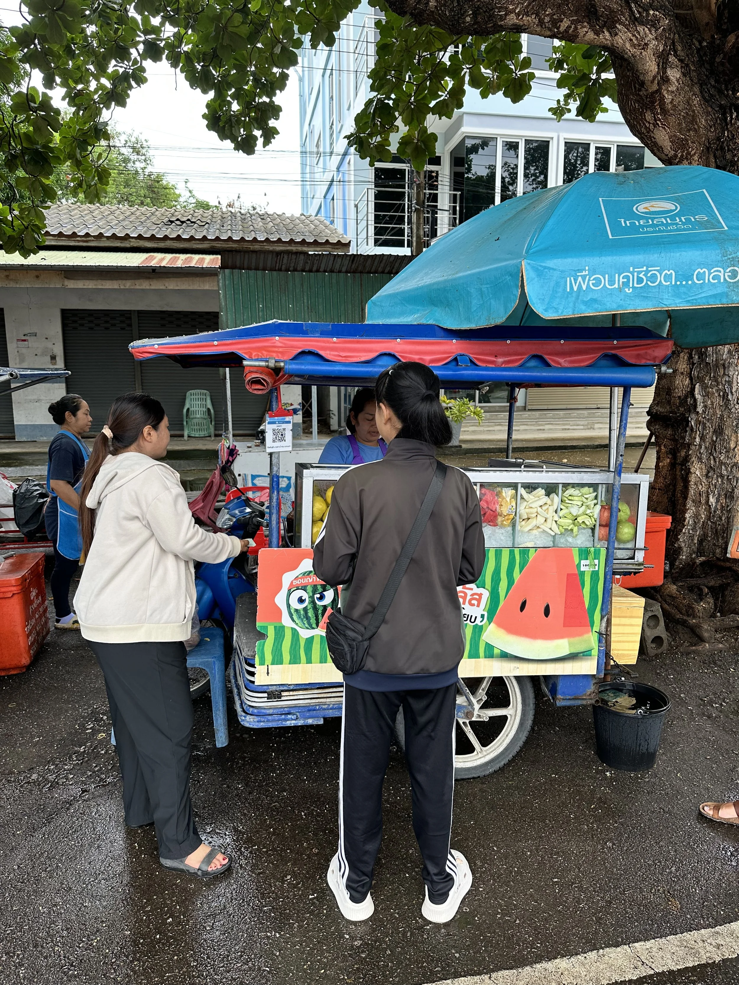 Try the street food stalls. 