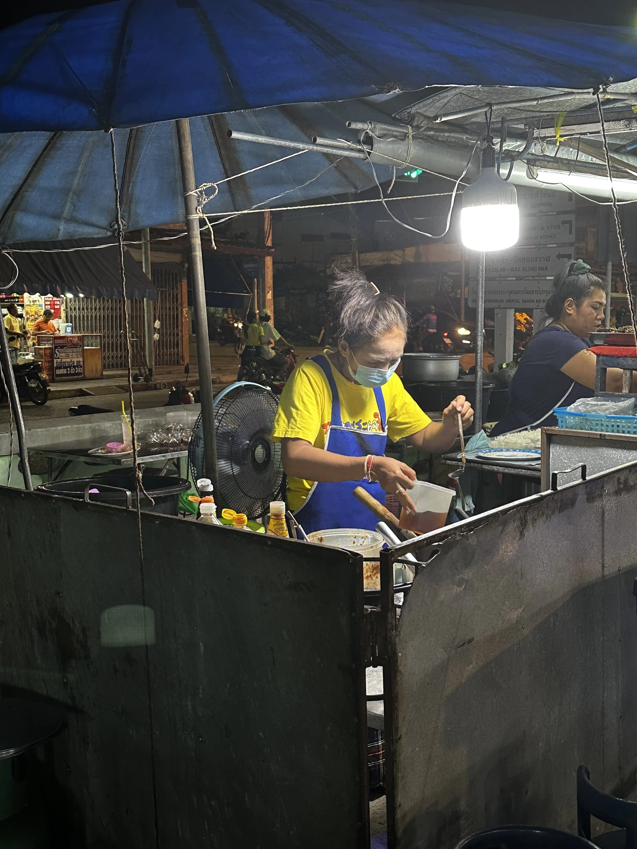 Night Market in Prachuap to see the local life. 